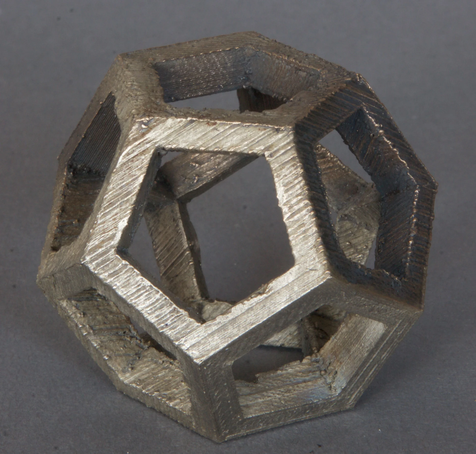 Small Dark Dodeca Nickle plated bronze 1.5 x 1.5 x 1.5 $ 70 • SOLD