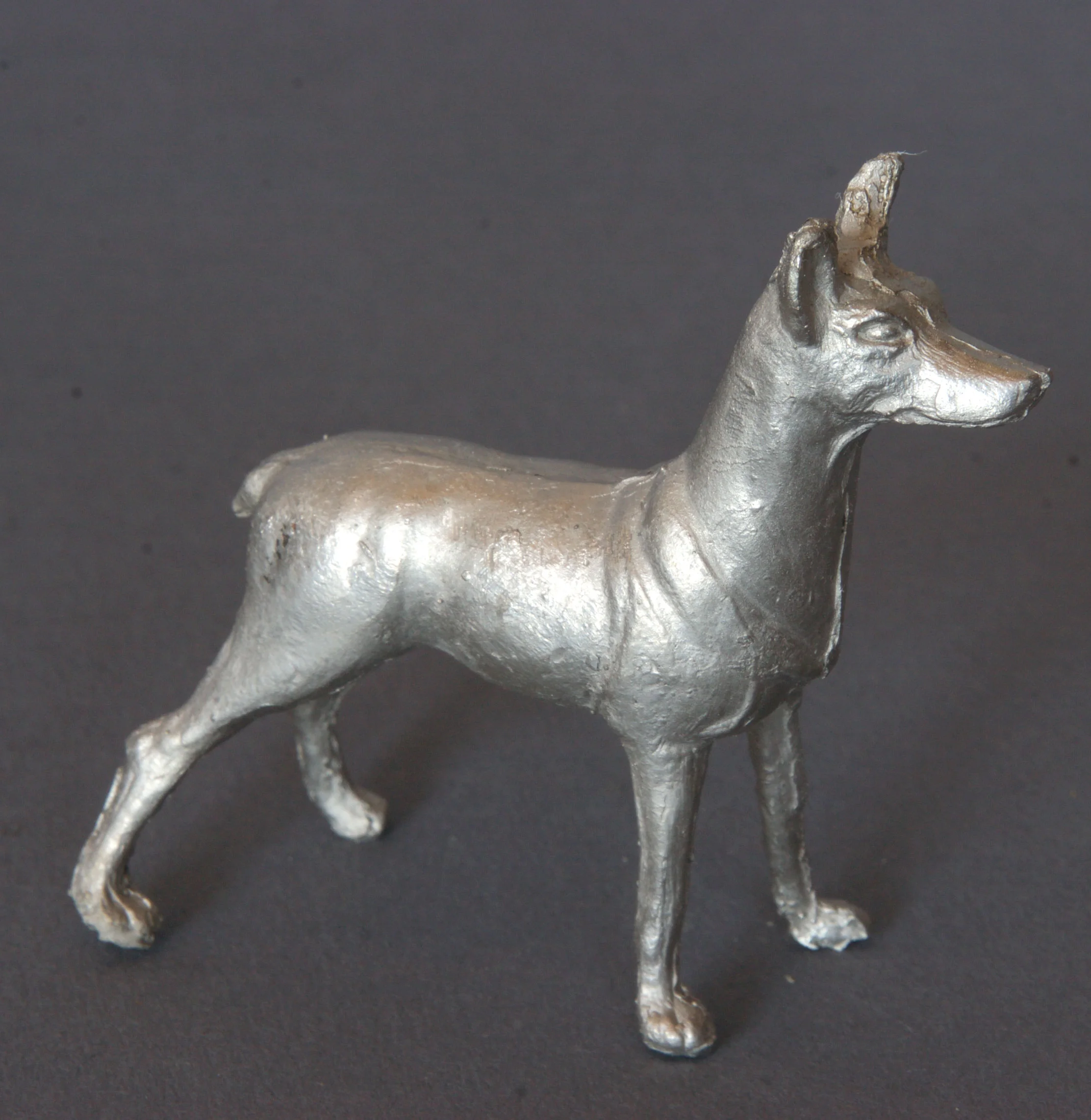 Shinydog Nickle plated bronze 2" tall $ 70