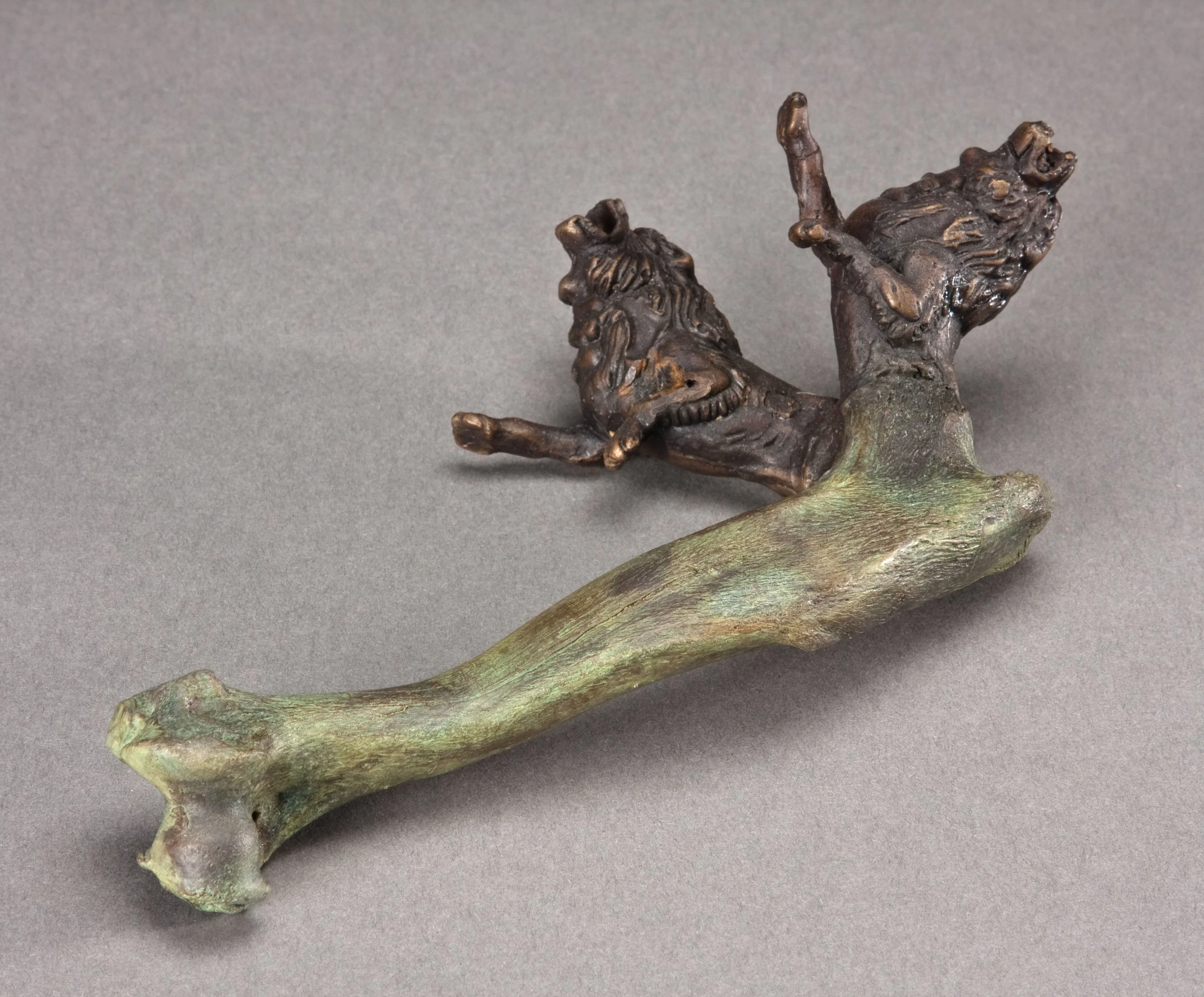 Twins Wand Bronze with patina 7" long $ 130 • SOLD