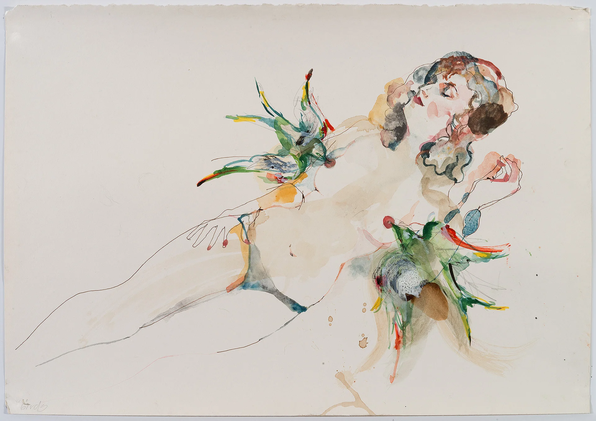 Sparrows Ink and pigment on paper 22.5 x 15.5 $ 2,500