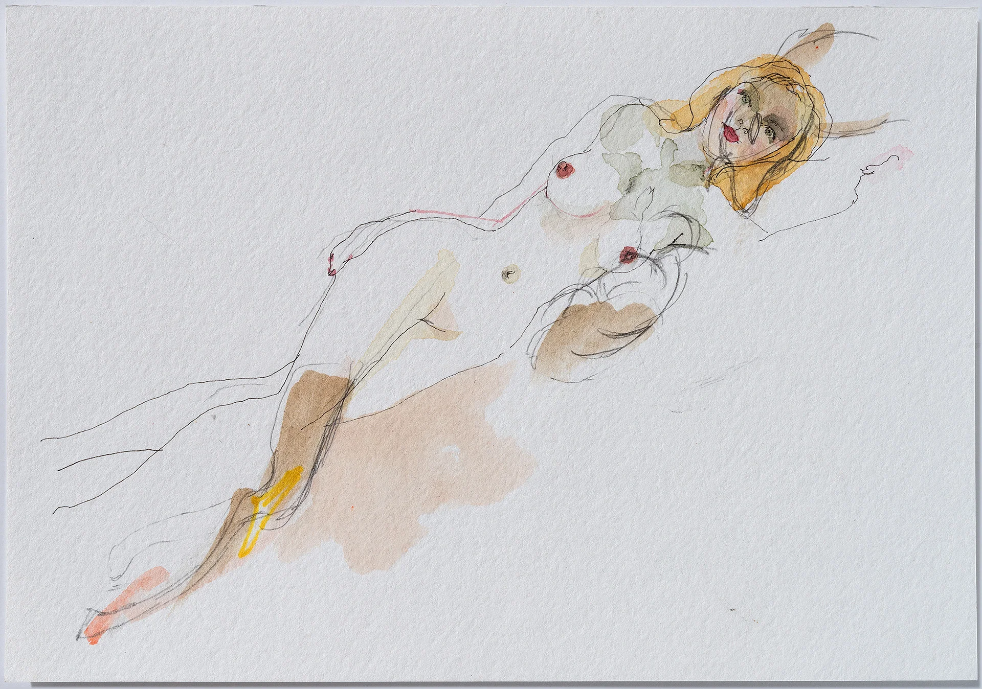 My Dear Ink and pigment on paper 9 x 6 $ 400
