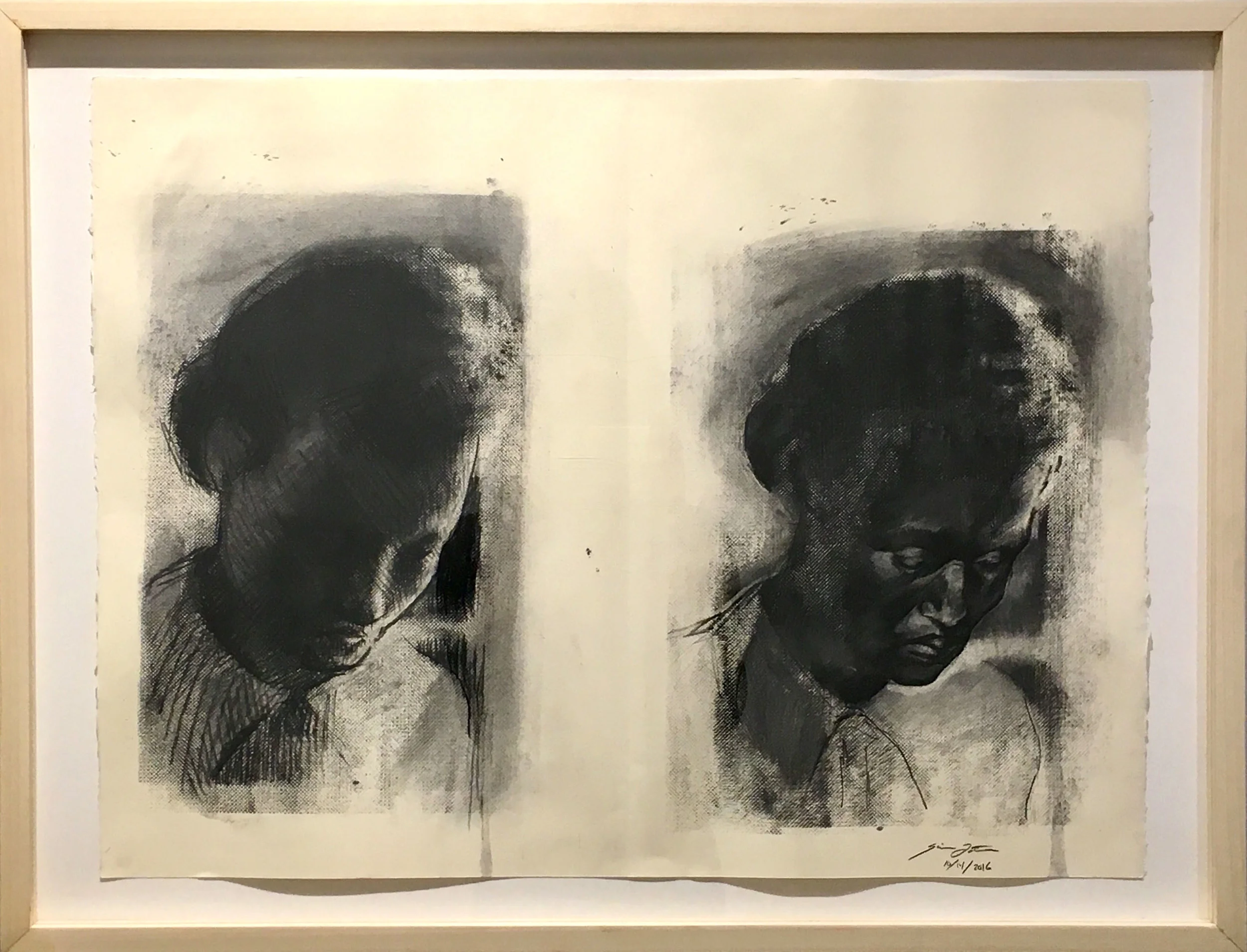 Simon Tatum, Miss, ink on acetate, 11 x 17, $925