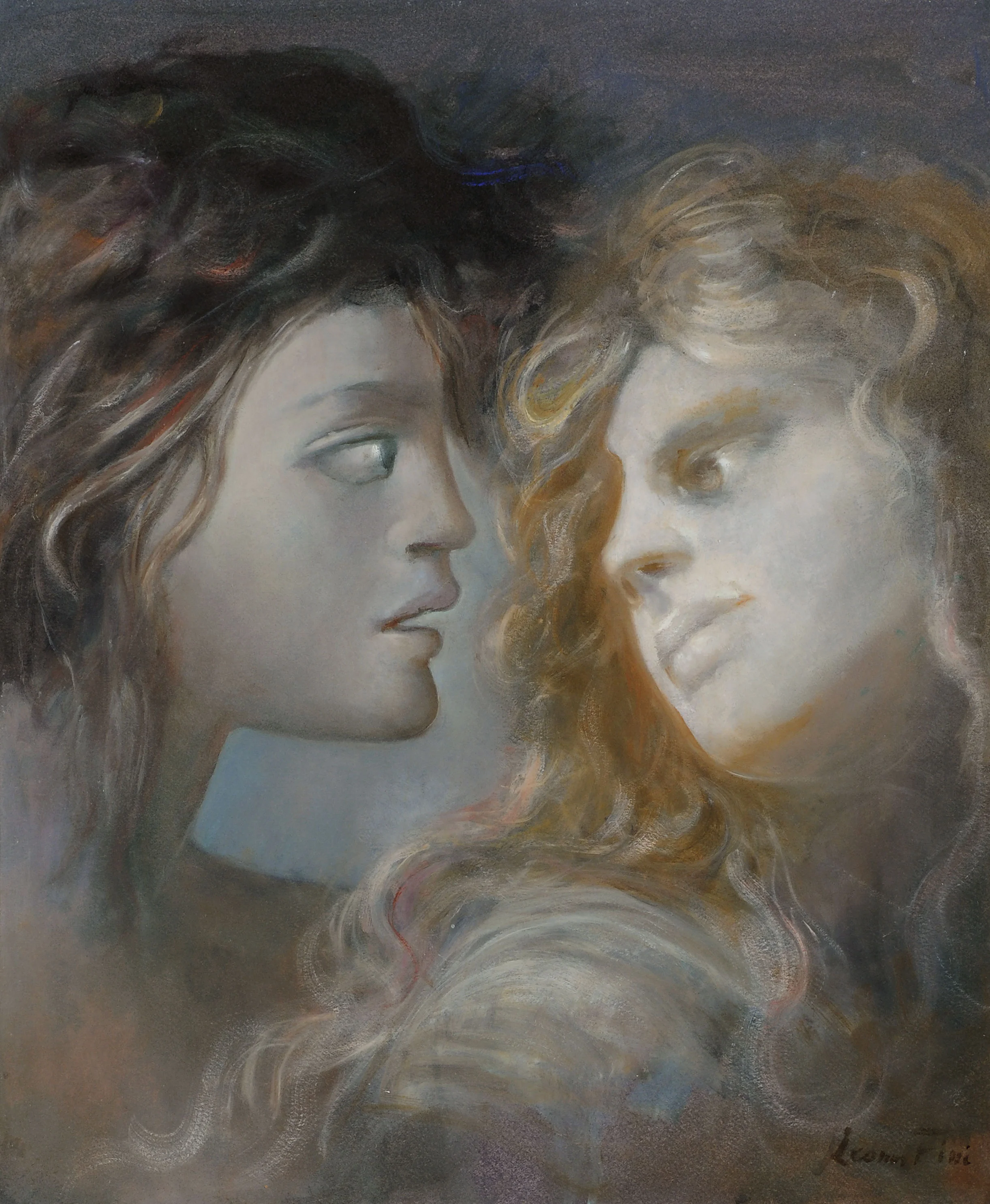Carmilla 1983 Oil on paper on canvas 18 x 13 call for price