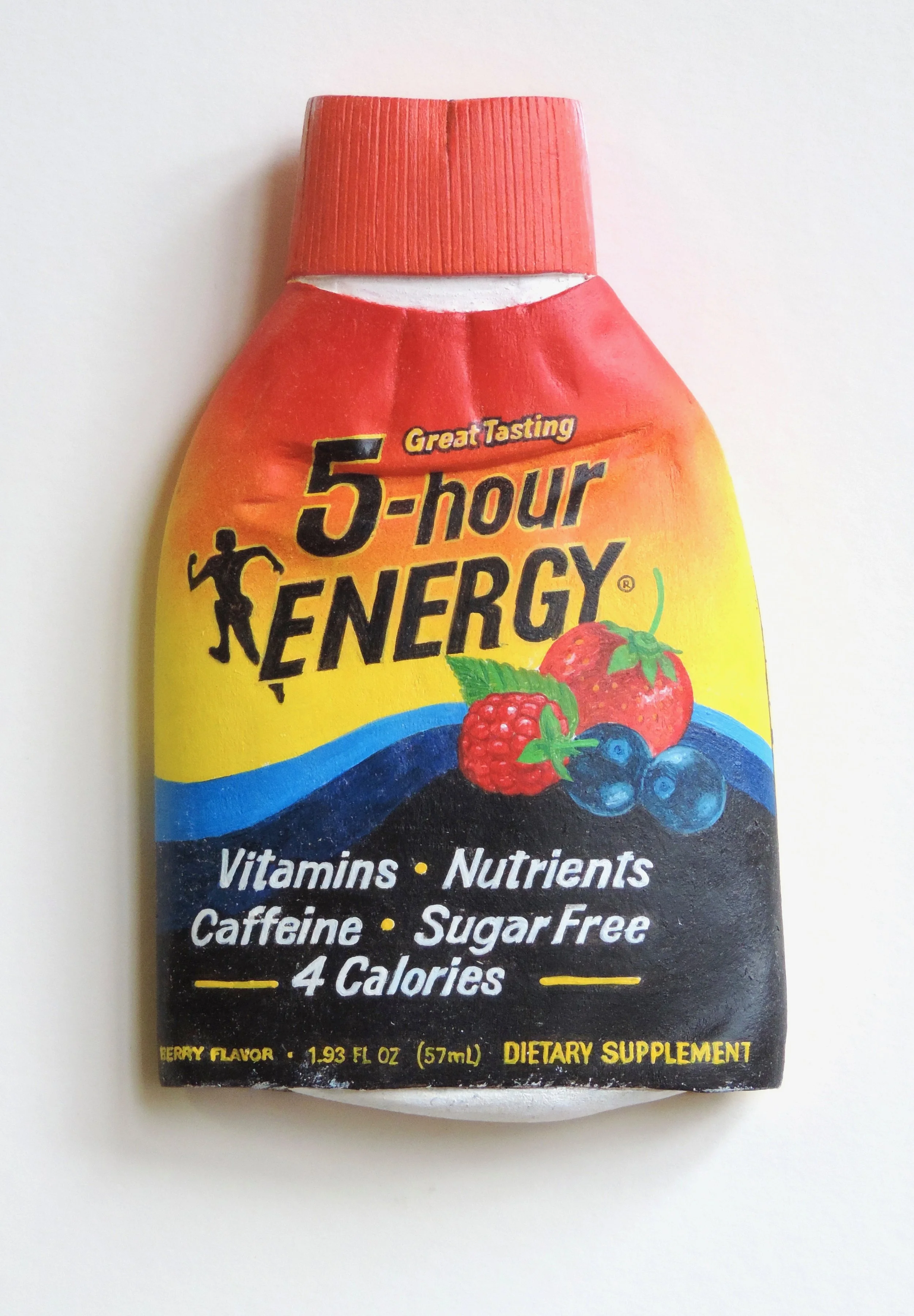 5 Hour Energy Drink (2x) Acrylic on bass wood 6.5 x 4 $ 1,050