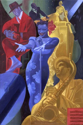 Blues Acrylic on canvas 18 x 12 $ 2,800