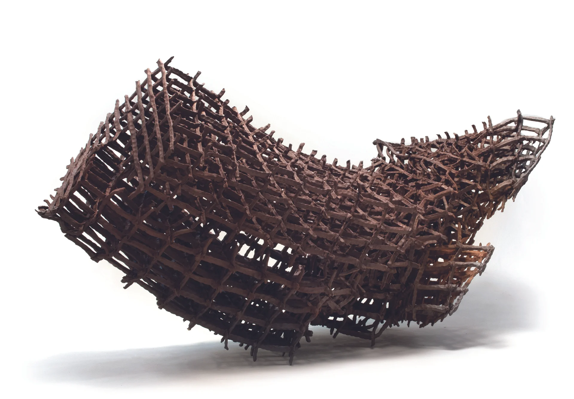 Wave Grid Study 4 High iron stoneware 48 x 30 x 20 $ 3,500