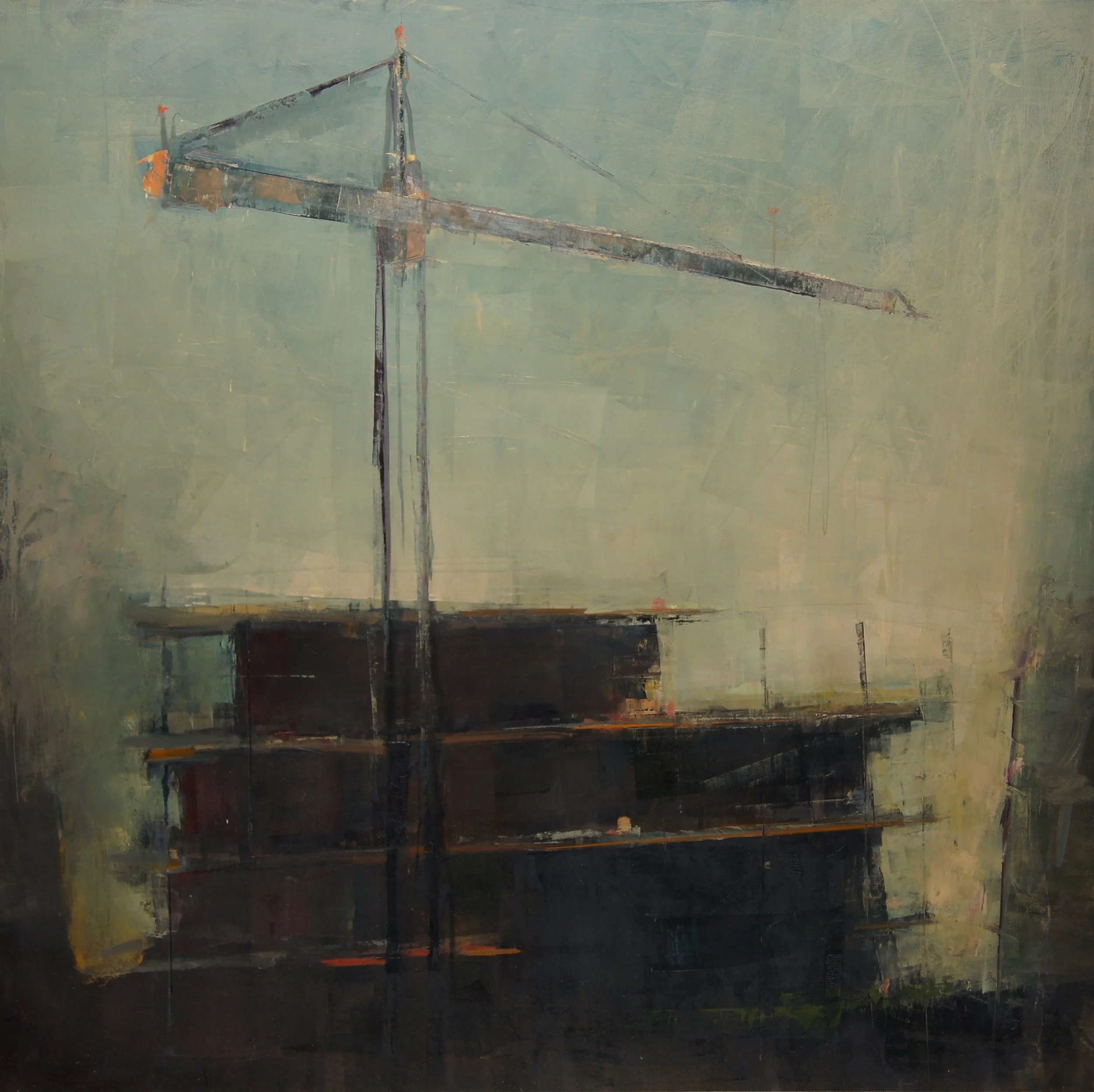 Crane No. 2 Oil on panel 37 x 37 $ 1,200