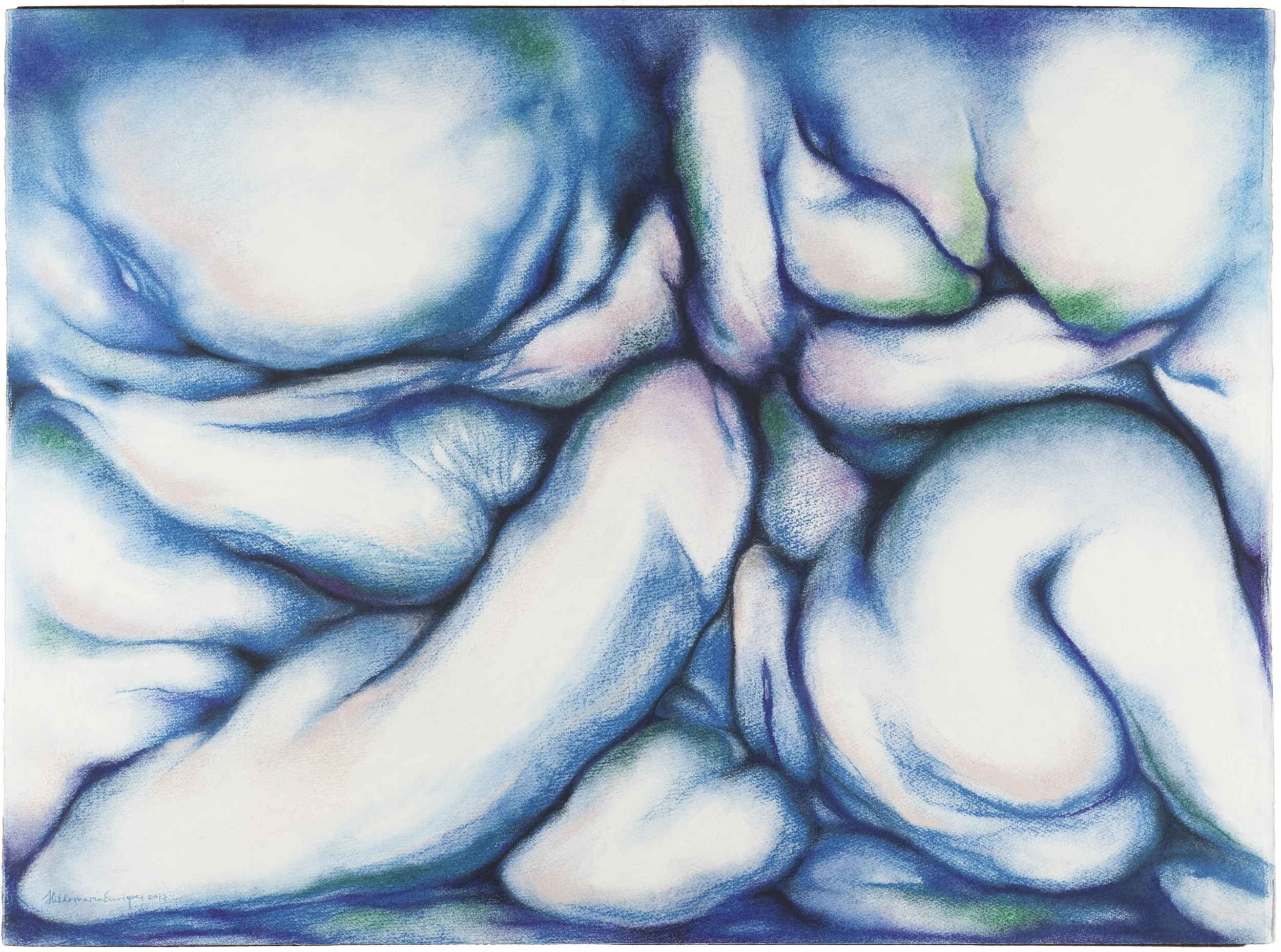 Hilda María Rodríguez Enríquez Profundo interior / Deep Interior Chalk pastel on paper 28 x 35