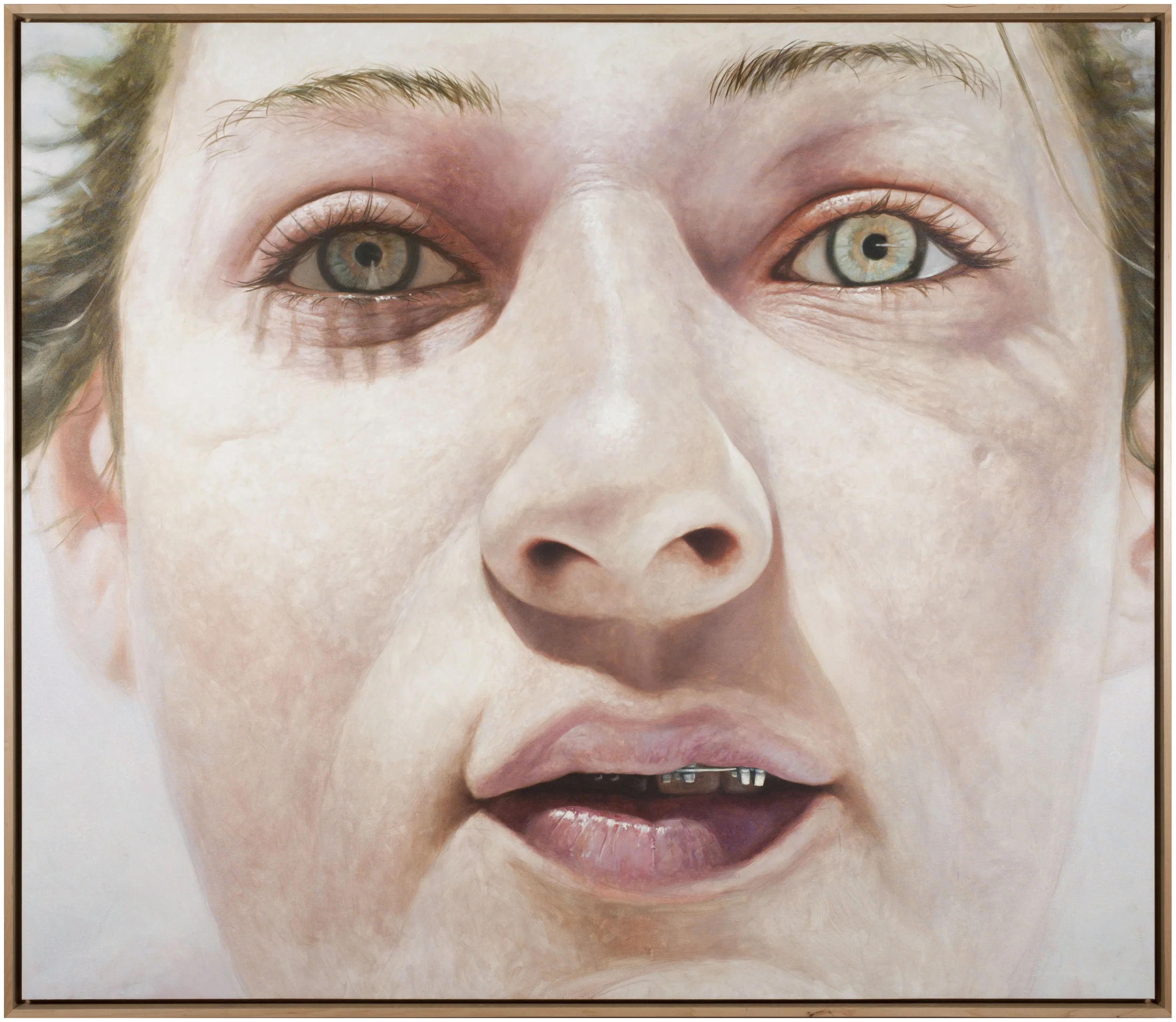 Andy Llanes Bulto Bajo la piel - Silvia / Under the Skin - Silvia Oil on canvas 51 x 59
