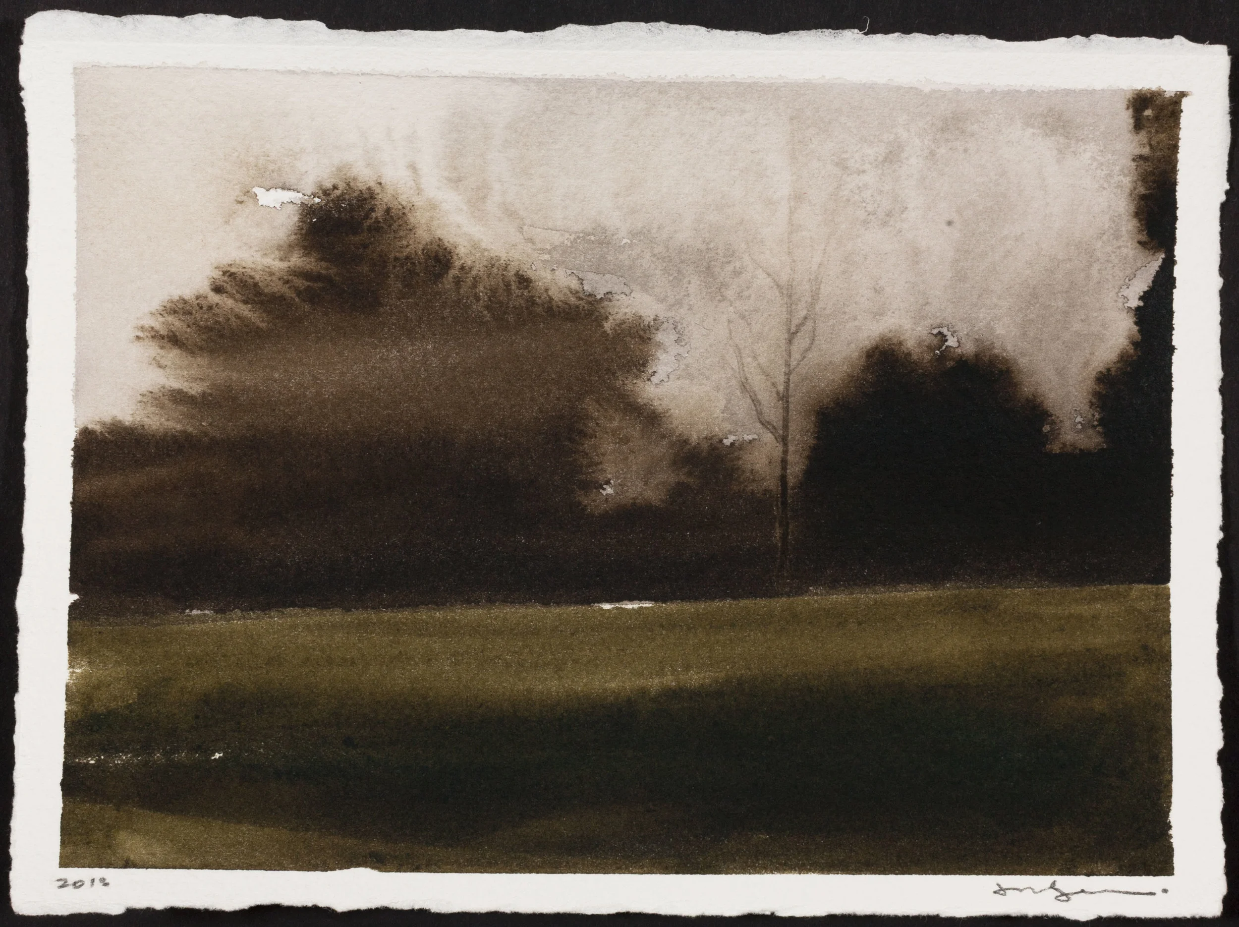 000015 May 2018 Ink and salt on paper 5 x 7.5 $ 350