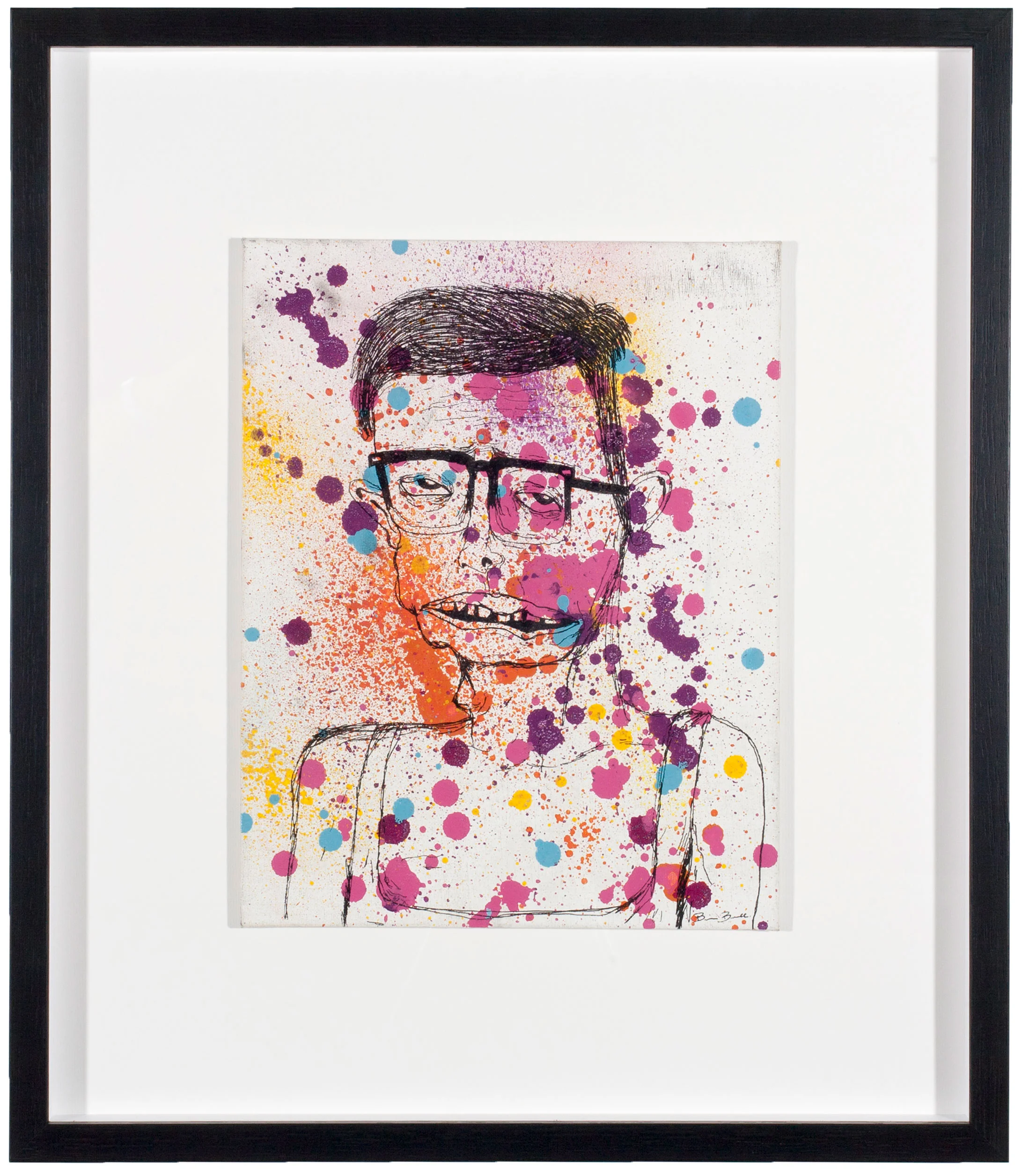 Untitled (color portrait 1) Mixed media on paper 23 x 20 $ 450