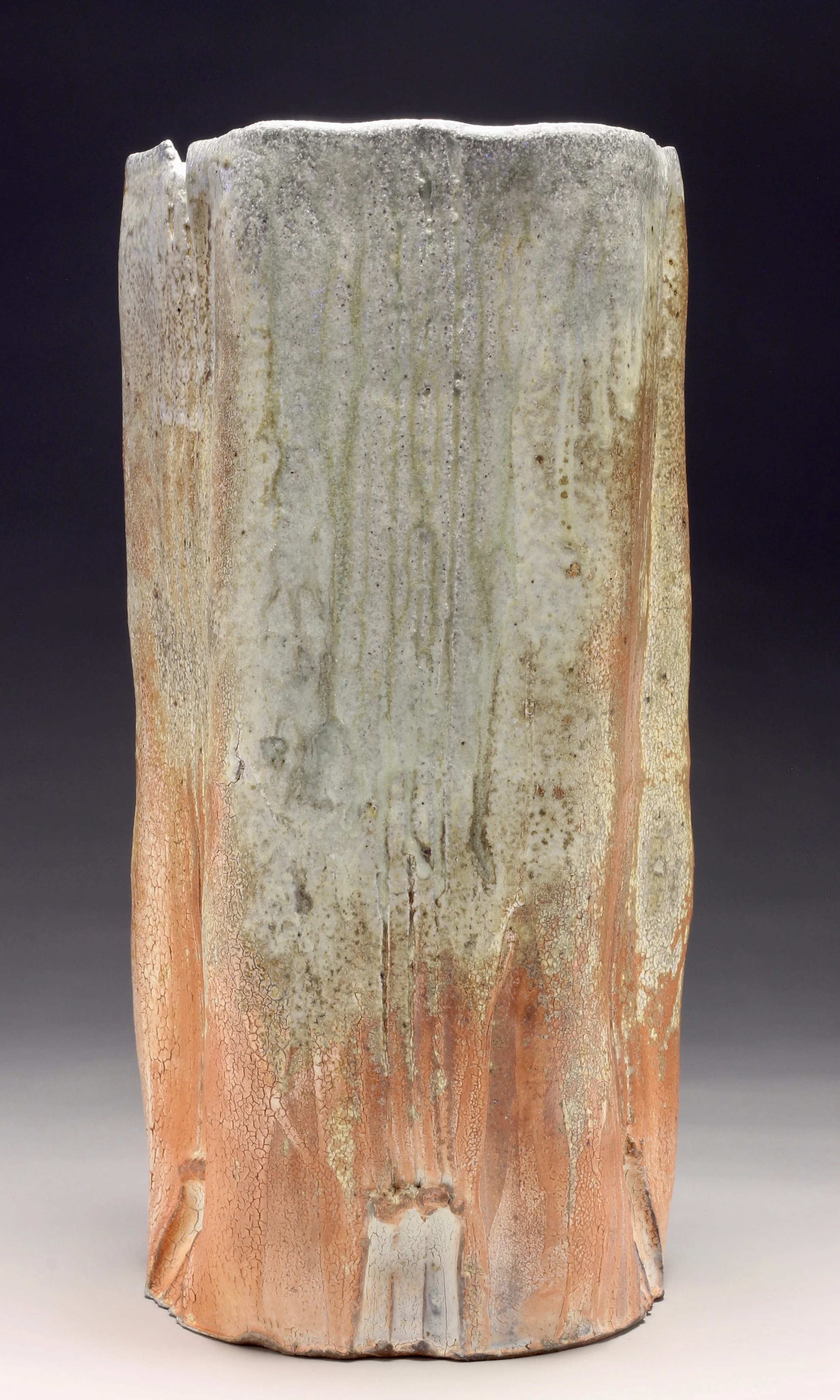 Big Cylinder No. 1 Soda fired ceramic 18.75 x 7.25 x 7.5 $ 700