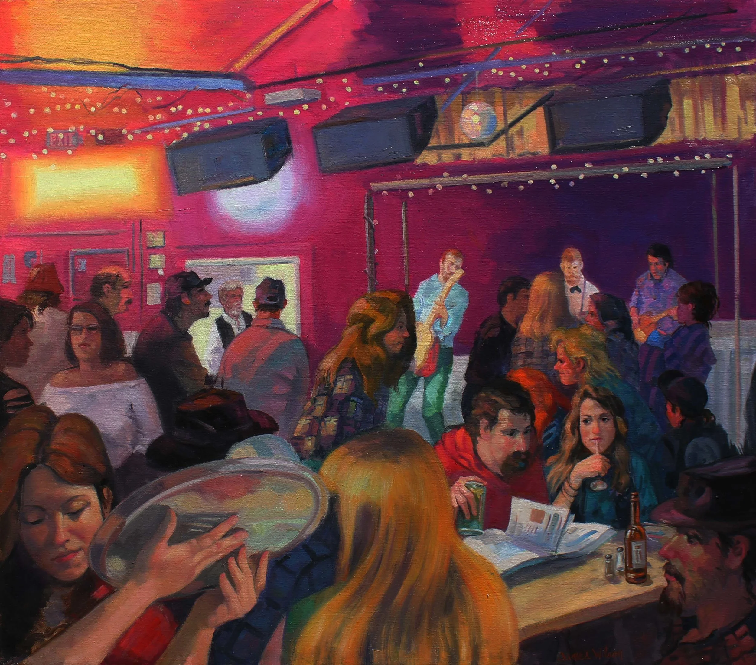 Bud’s Hub Oil on canvas 30 x 36 3,000
