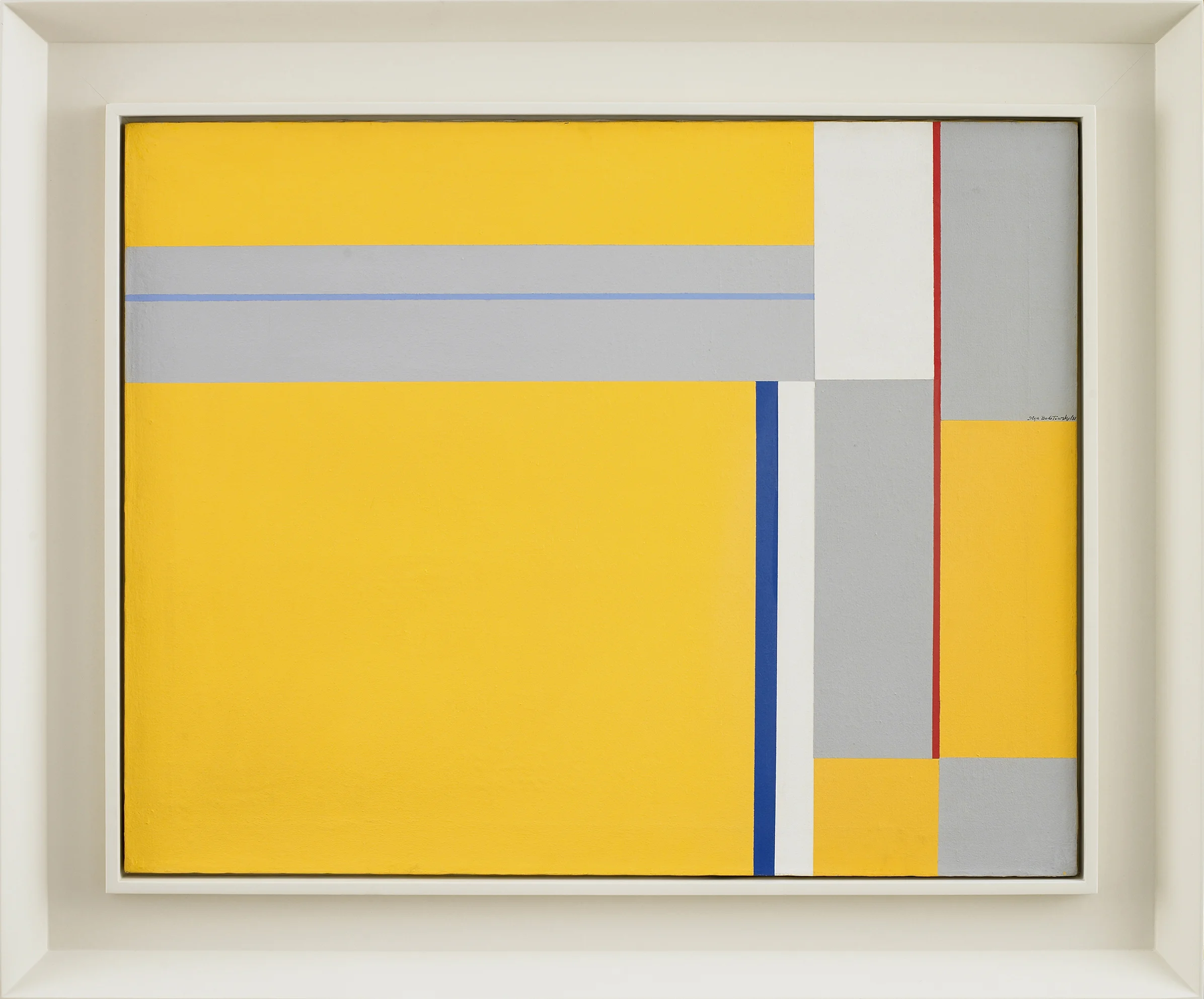 Ilya Bolotowsky Untitled 1981 Acrylic on canvas 24 x 30