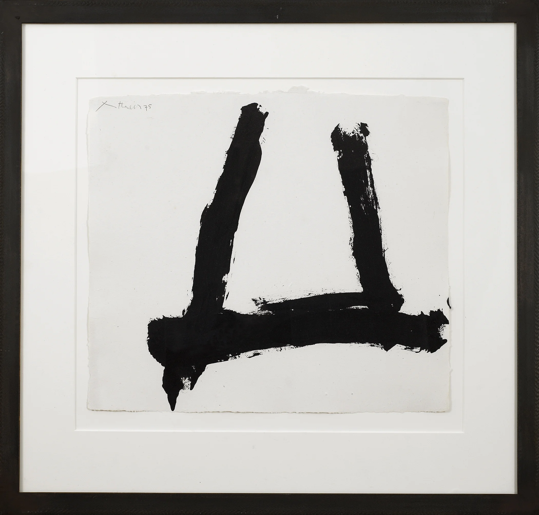 Robert Motherwell Rough Open 1975 Acrylic on paper 20 x 22.5