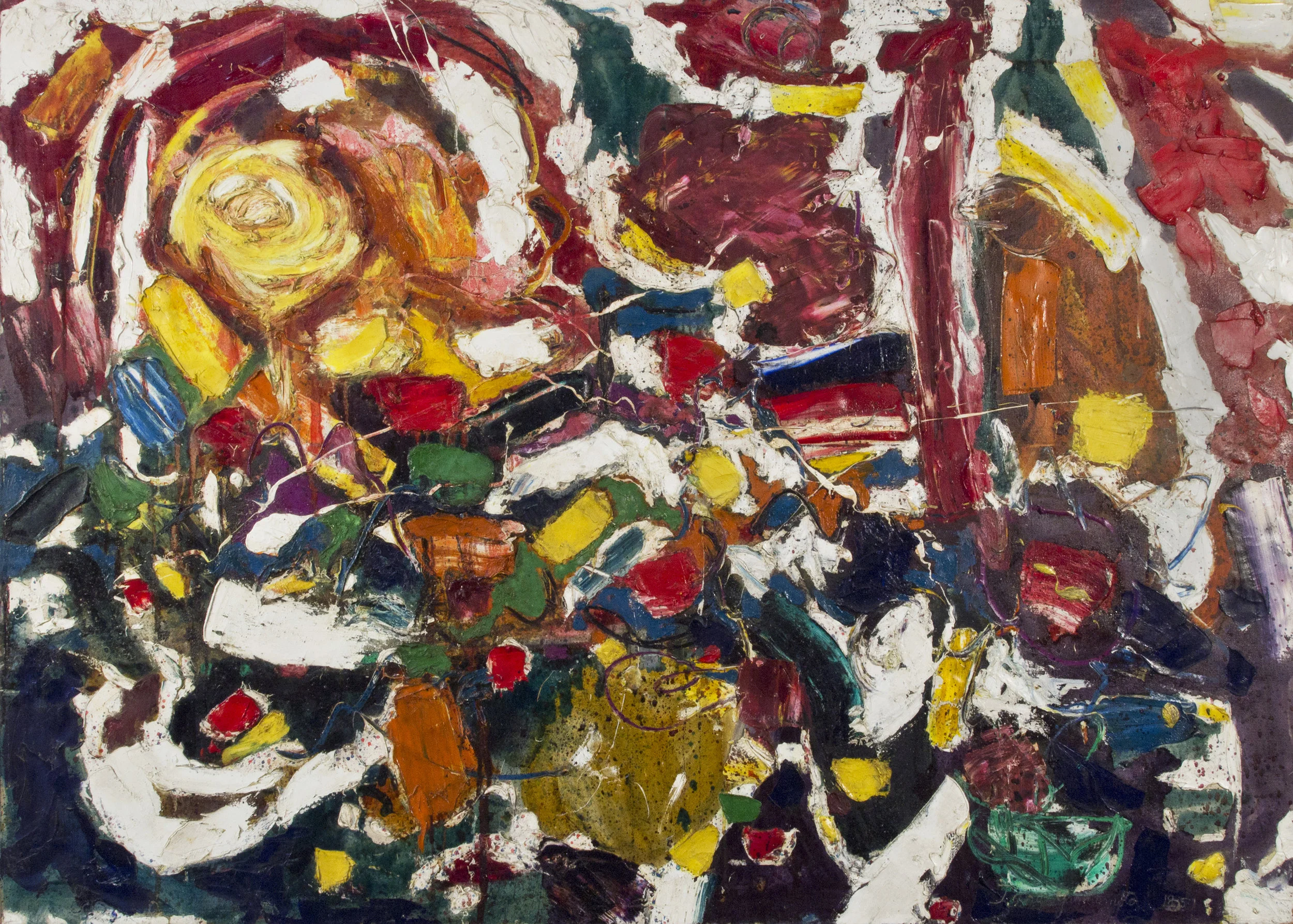 Taro Yamamoto Untitled 1957 Oil on canvas 50 x 70