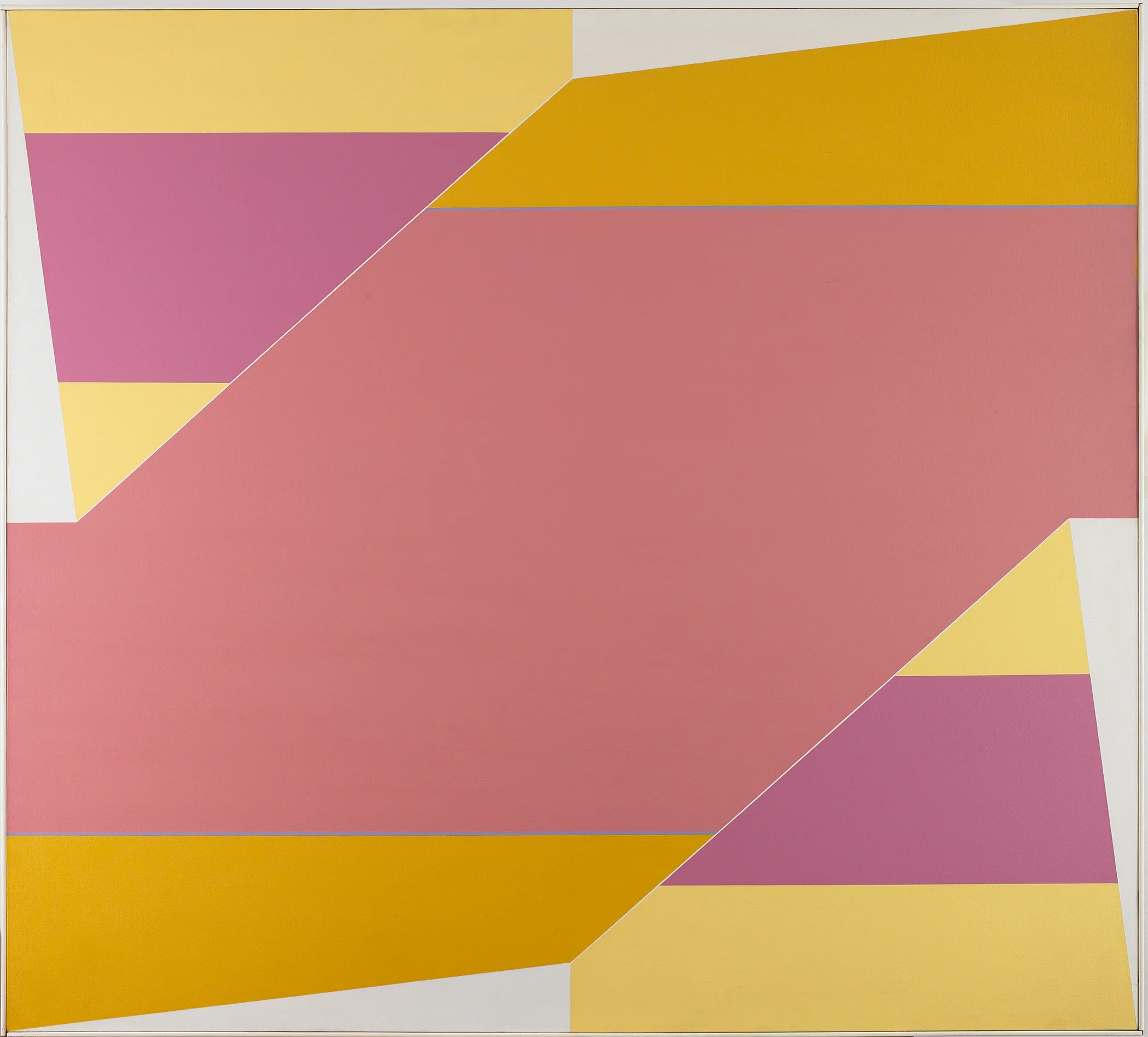 Larry Zox P.a. 1964 Acrylic on canvas 66 x 72
