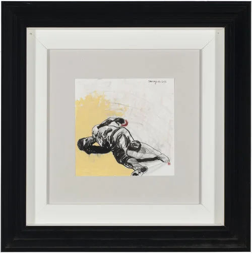 Santiago Olazábal, Registro/Records No. 3 , Mixed Media on Paper, 14 x 14, $1,800