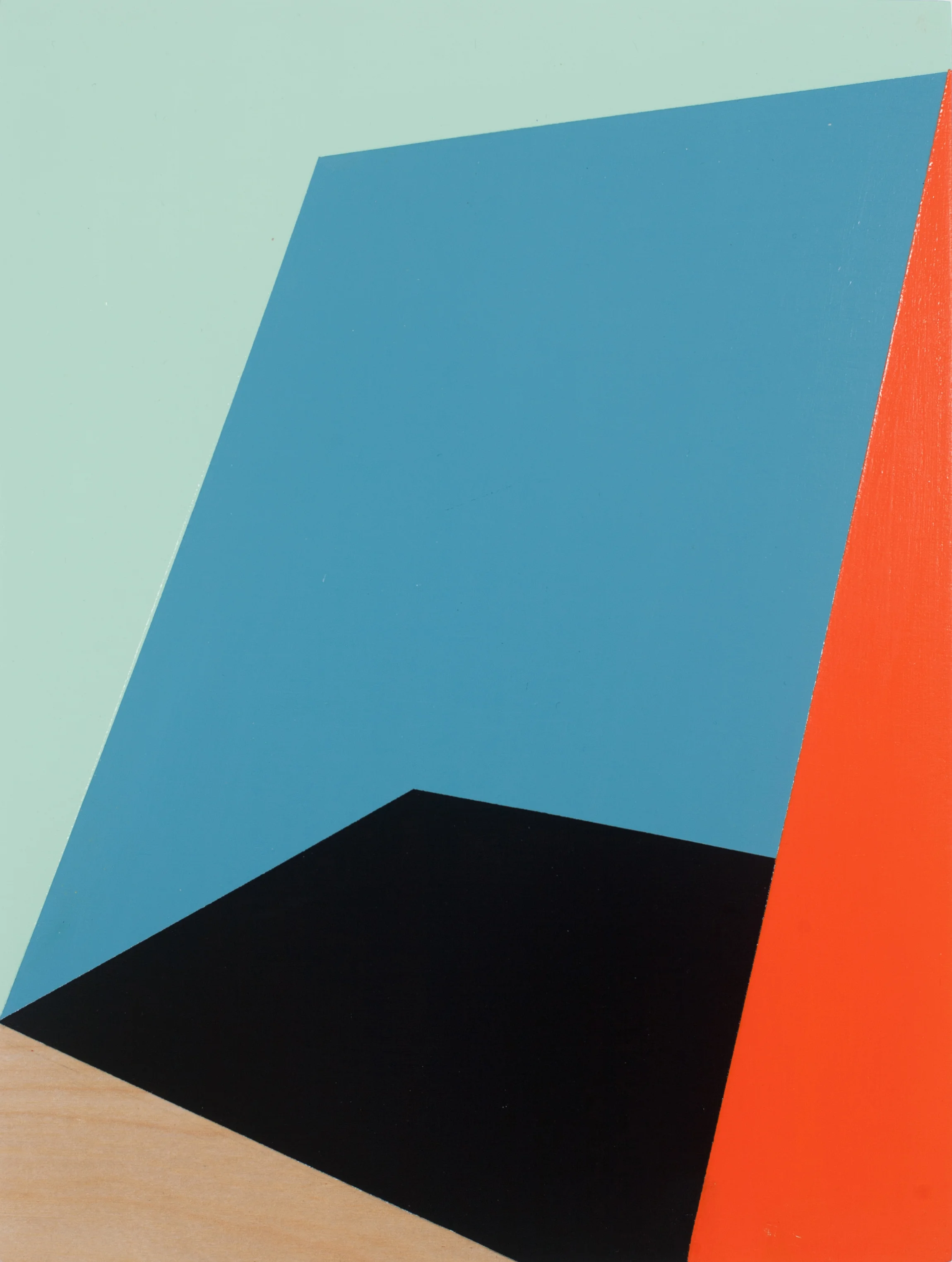 Bauhaus No. 6 Flashe vinyl paint on birch 12 x 9 $ 320 • SOLD