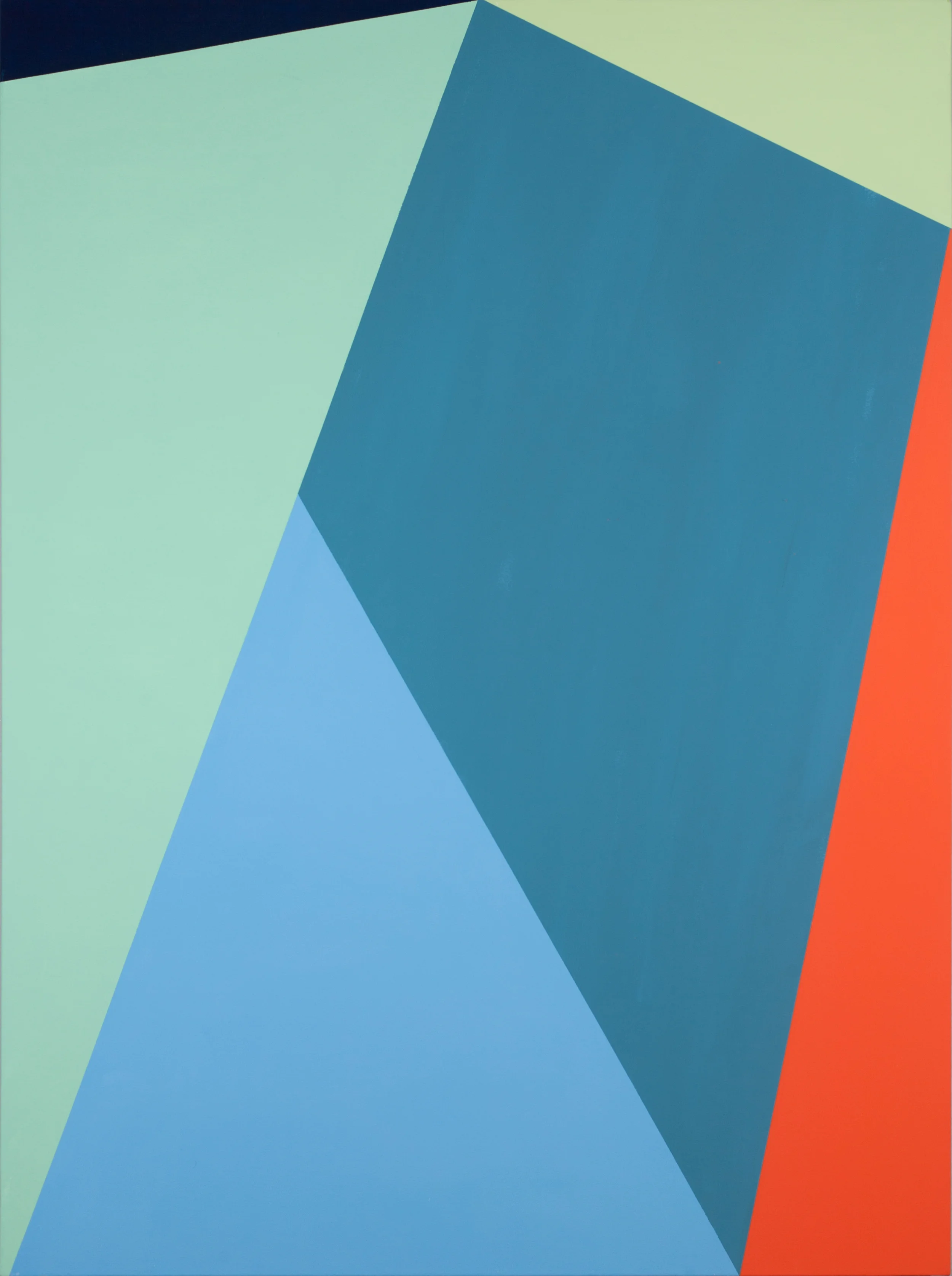 Bauhaus No. 8.2 Flashe vinyl paint on birch 48 x 36 $ 2,200