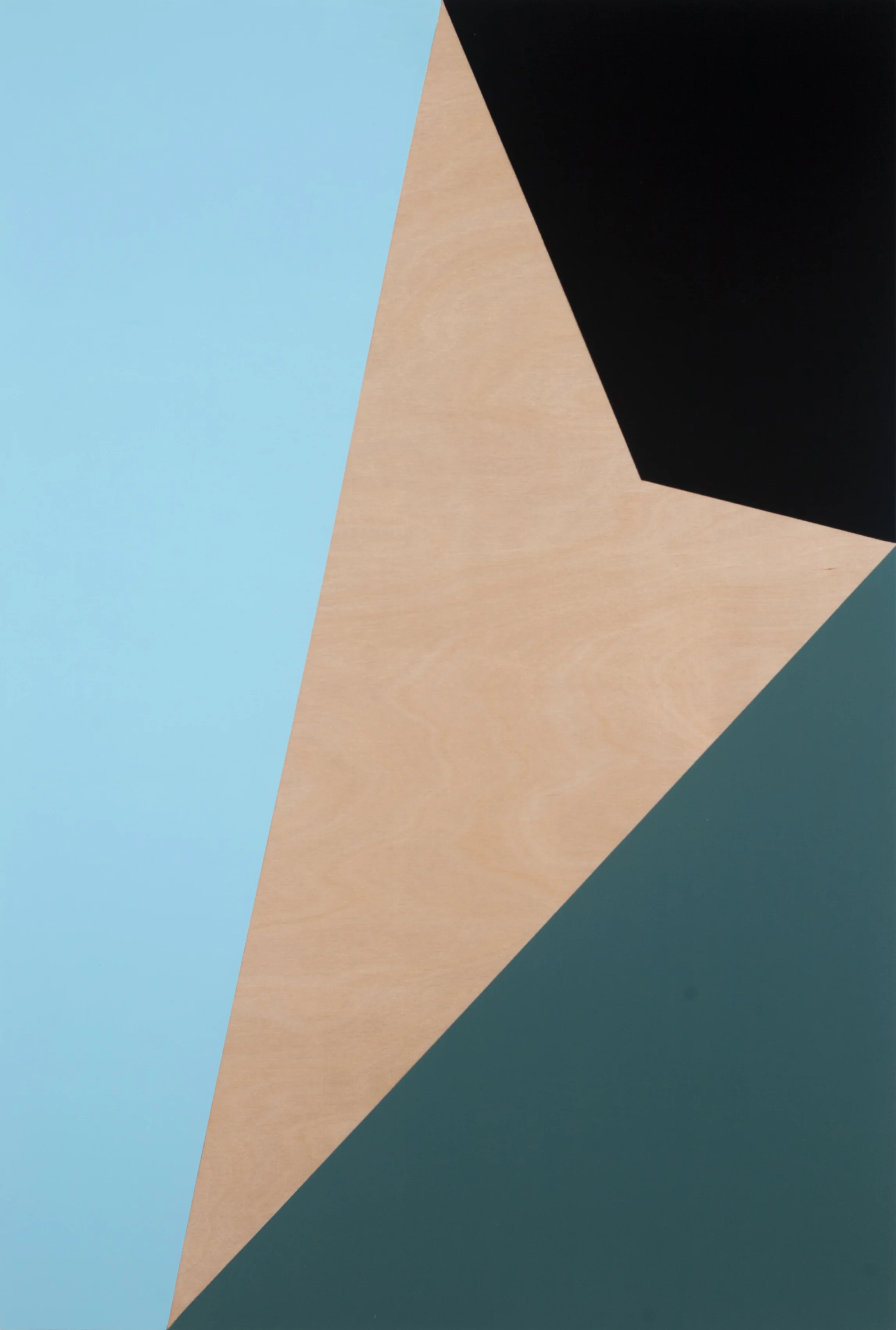 Bauhaus No. 10.2 Flashe vinyl paint on birch 36 x 24 $ 1,200