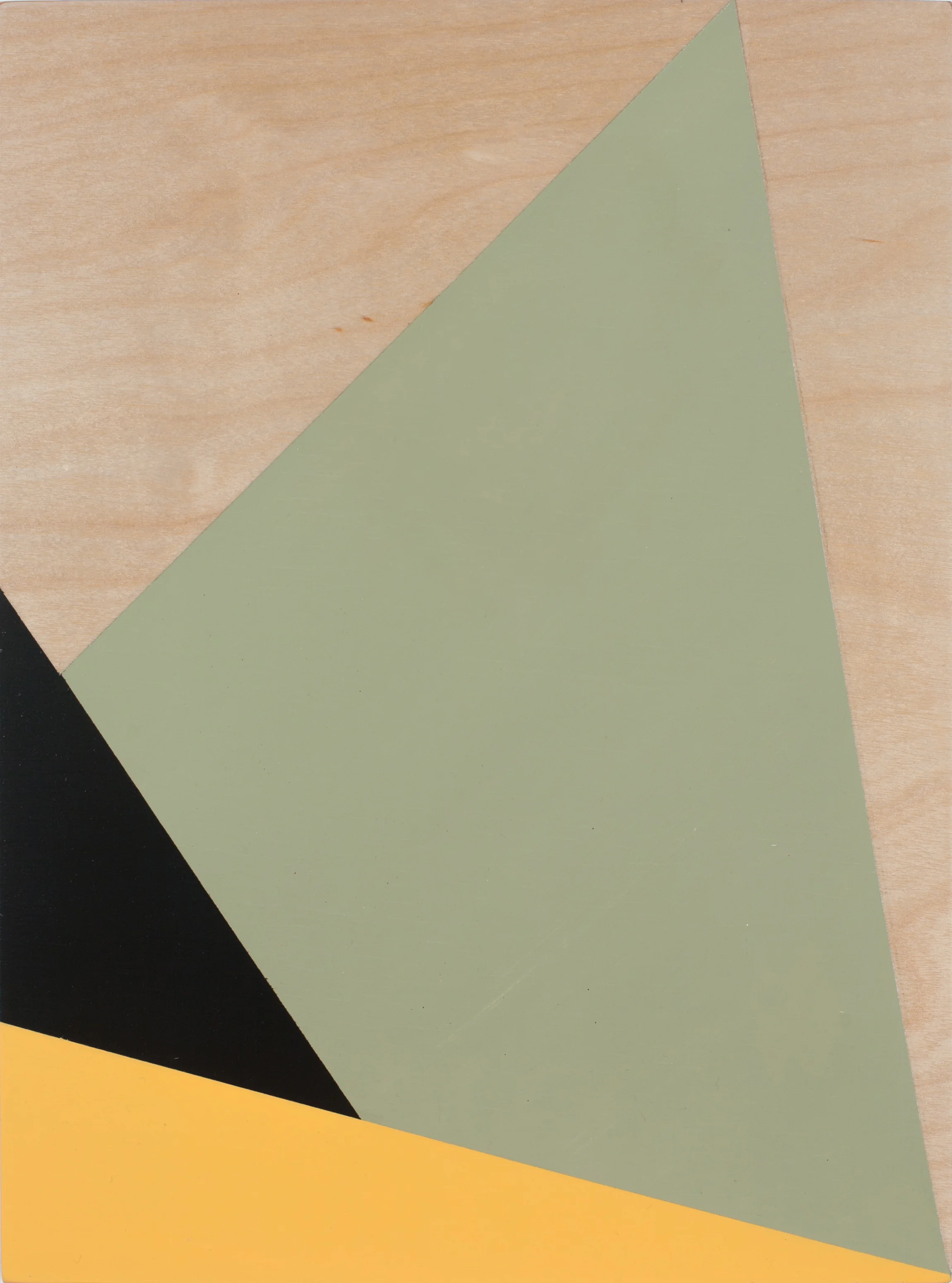 Bauhaus No. 20 Flashe vinyl paint on birch 12 x 9 $ 320