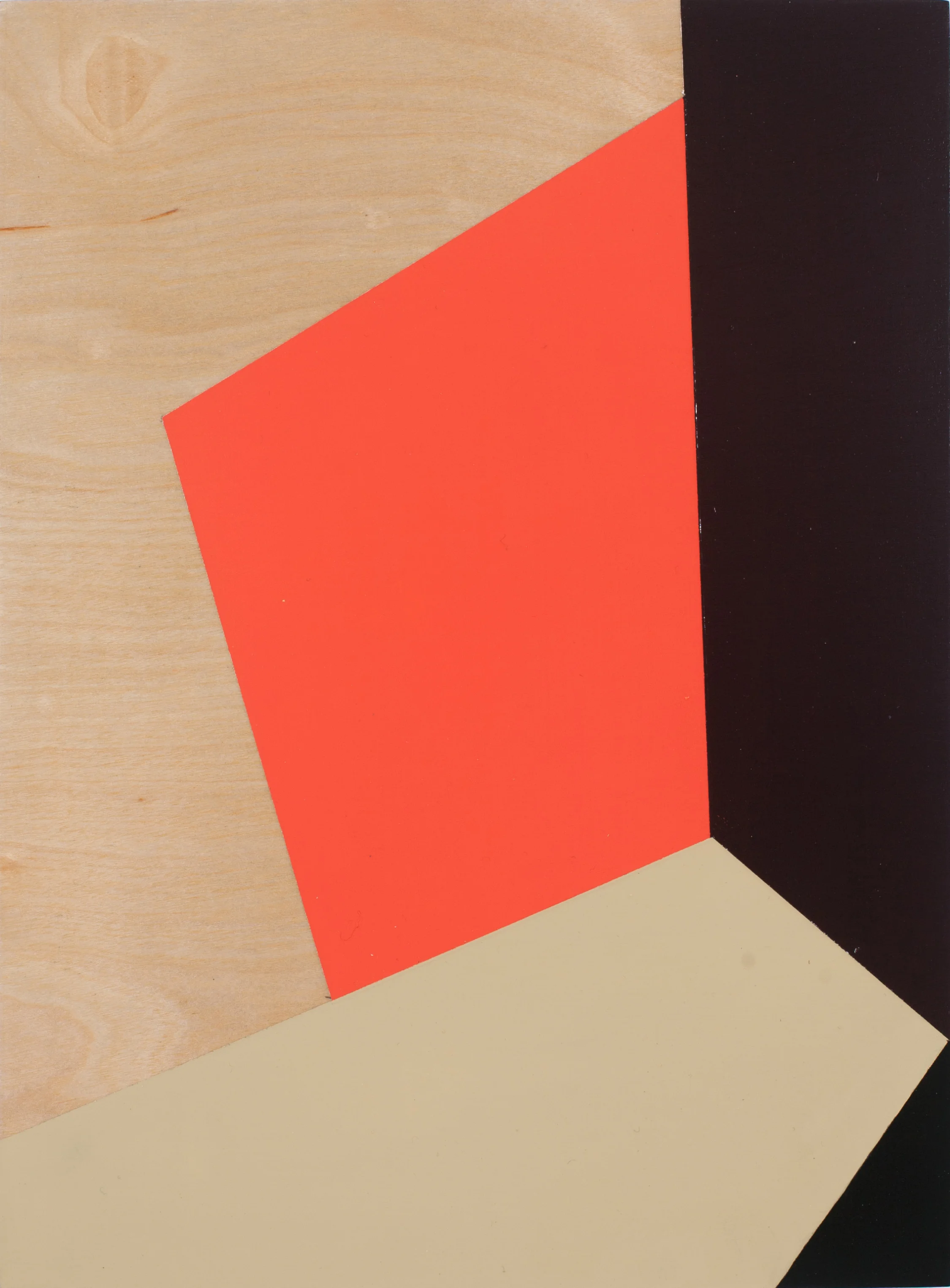 Bauhaus No. 3.02 Flashe vinyl paint on birch 12 x 9 $ 320