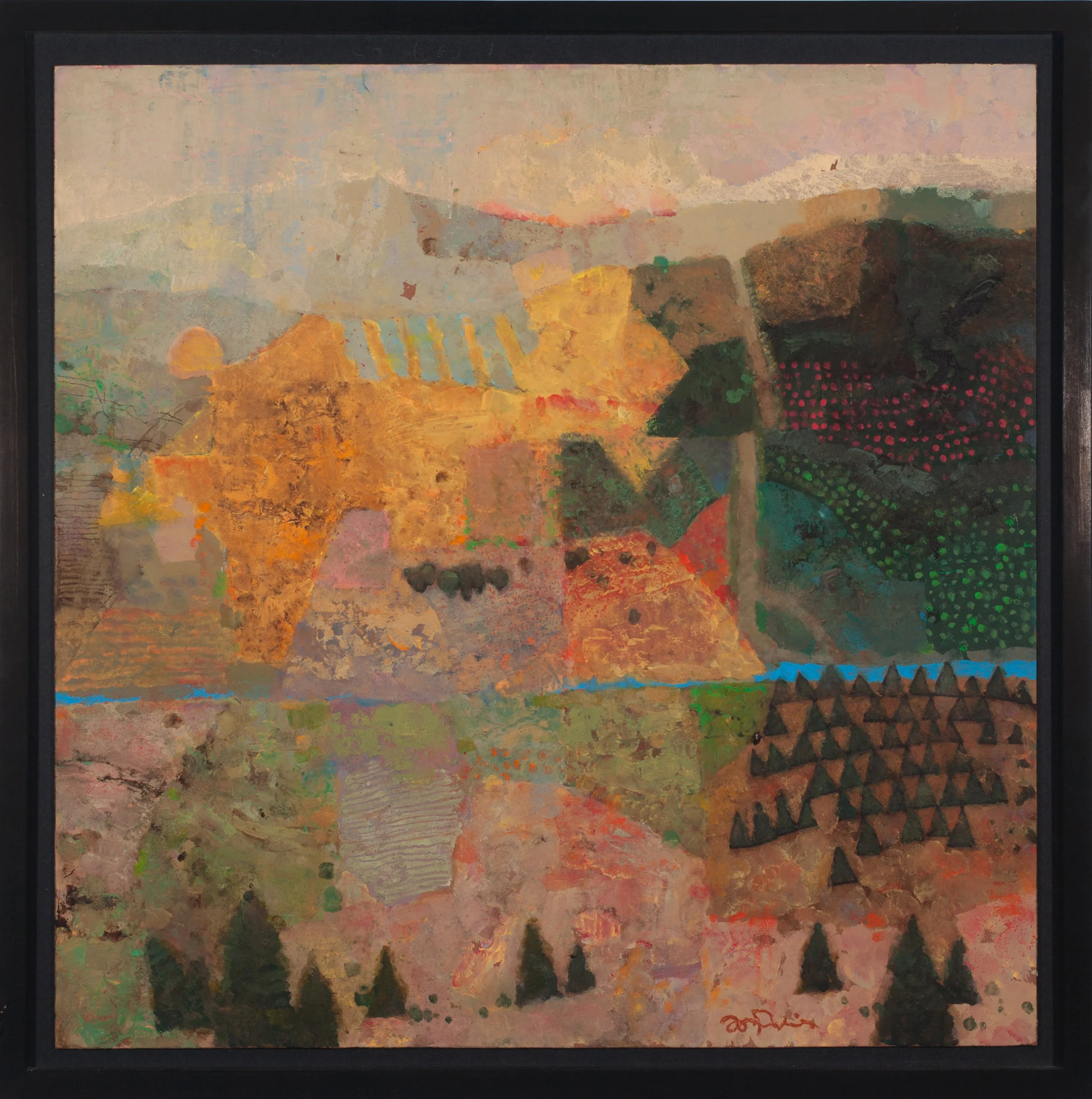 Harvest Mixed media on hardboard 24 x 24 $ 9,000