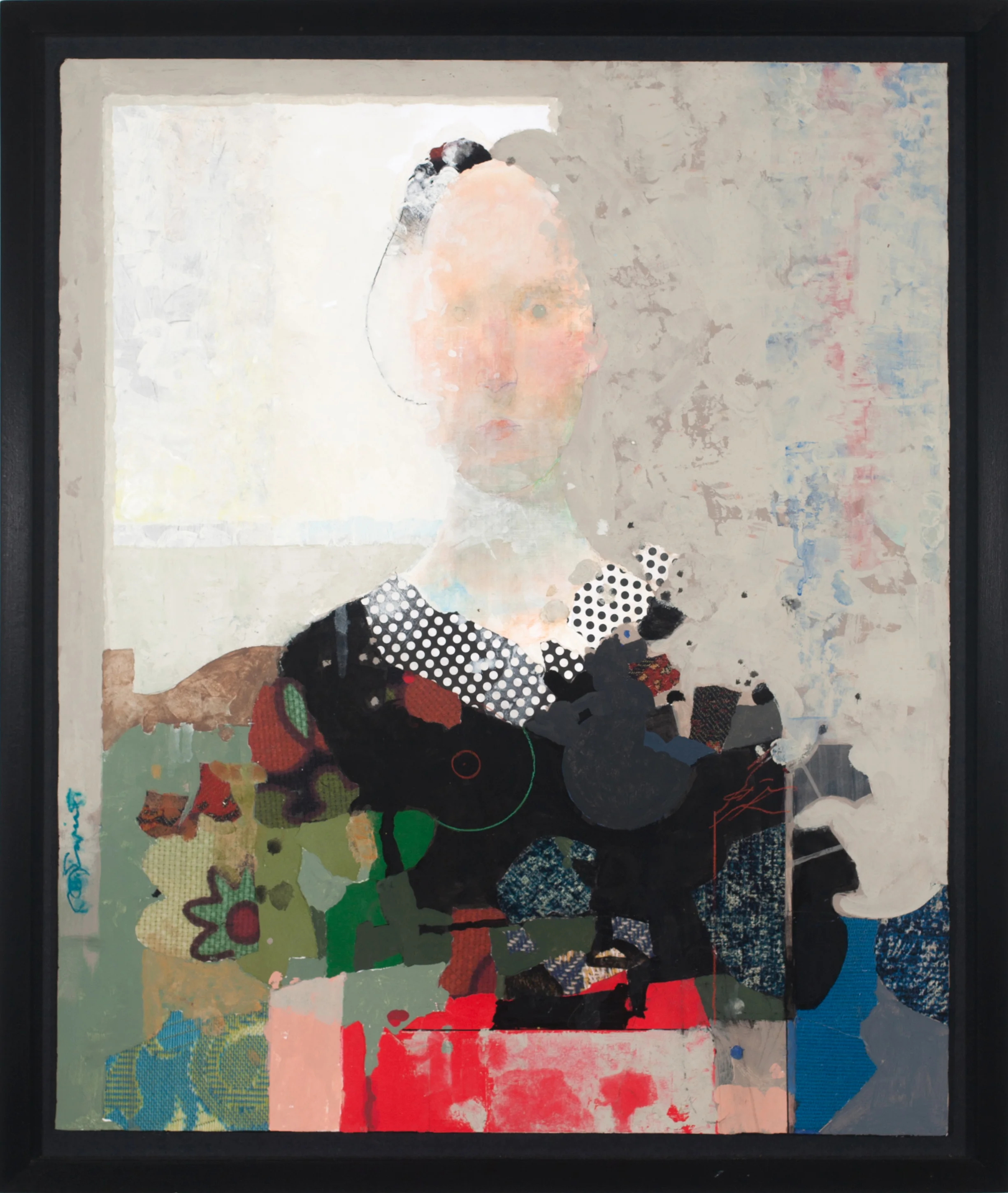 Erica by the Window Mixed media on hardboard 24 x 20 $ 7,500
