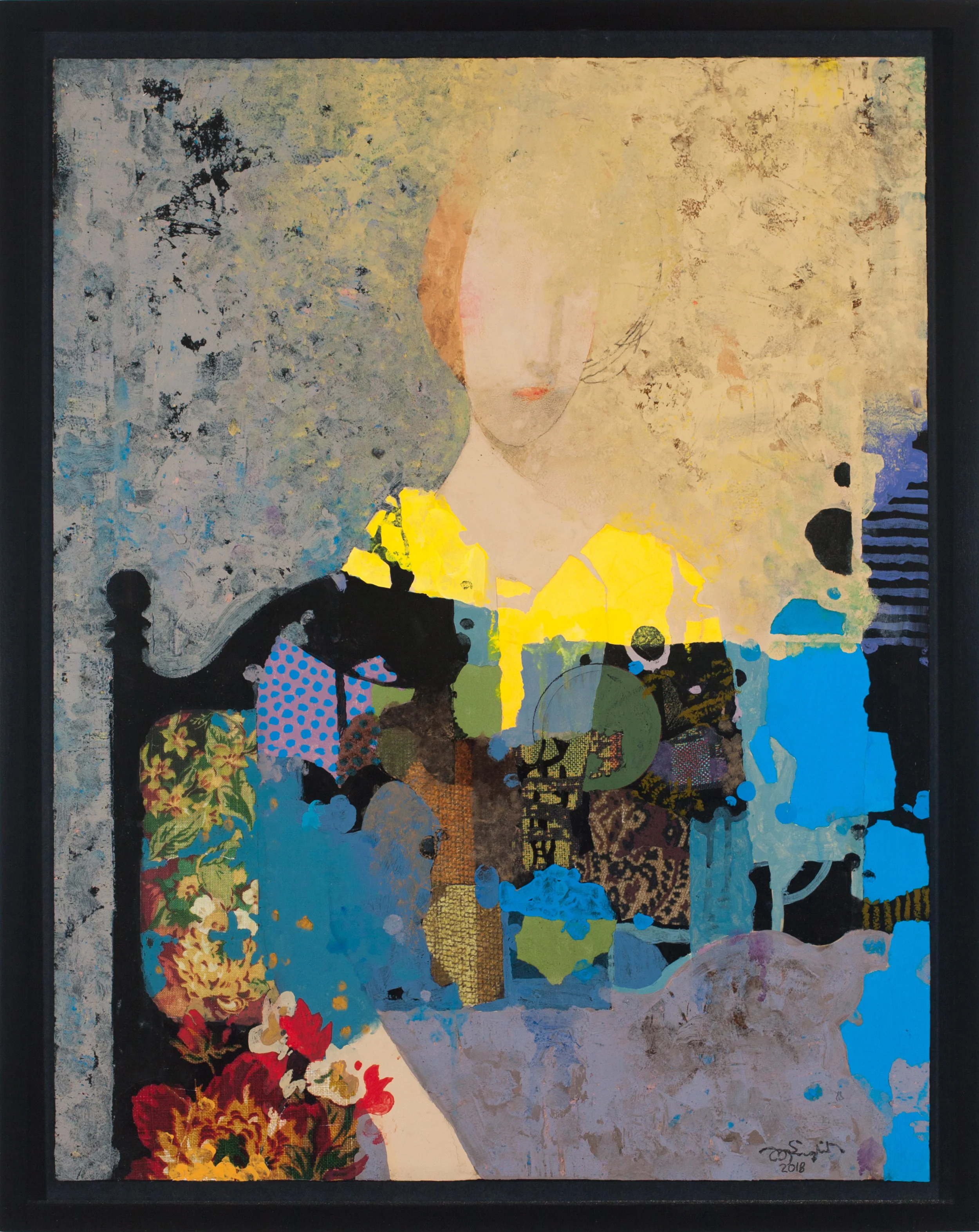 Elizabeth Lost Mixed media on hardboard 30 x 24 $ 10,000