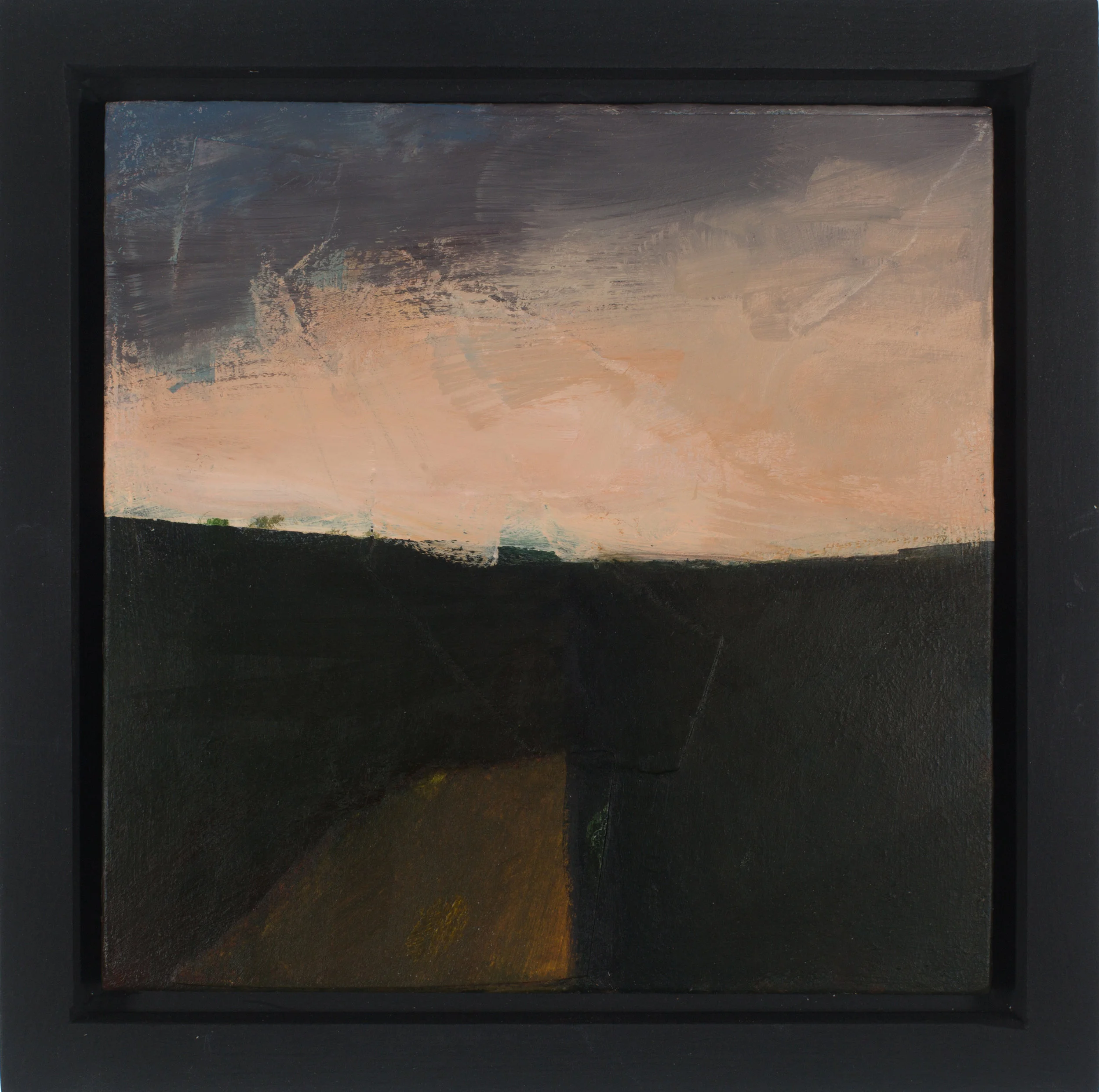 Field Study No. 9 Acrylic, paper, and pencil on panel 7 x 7 $ 180