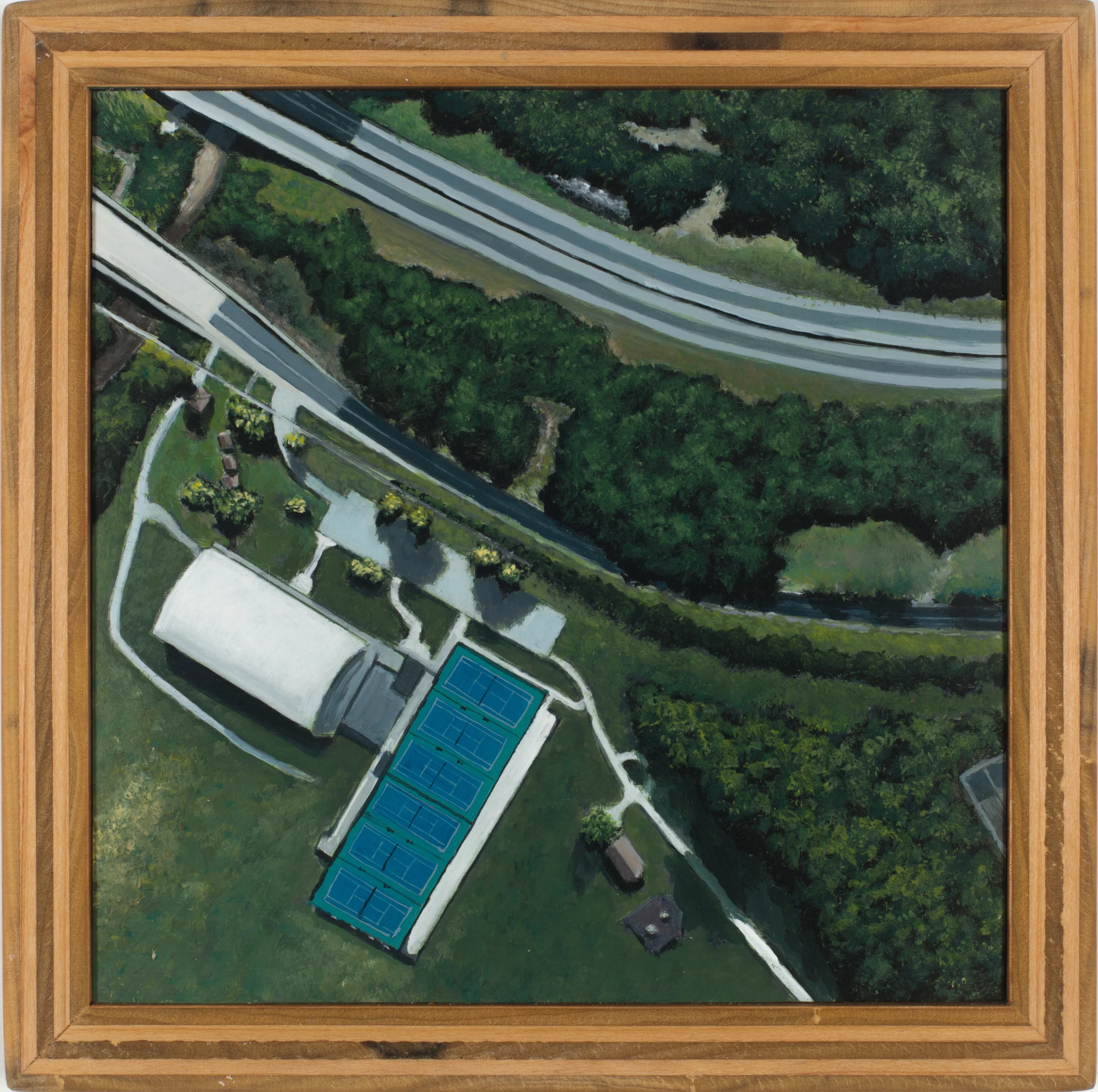 In the Courts of Private Dominion: The Reactor Acrylic on panel 8 x 8 $ 350