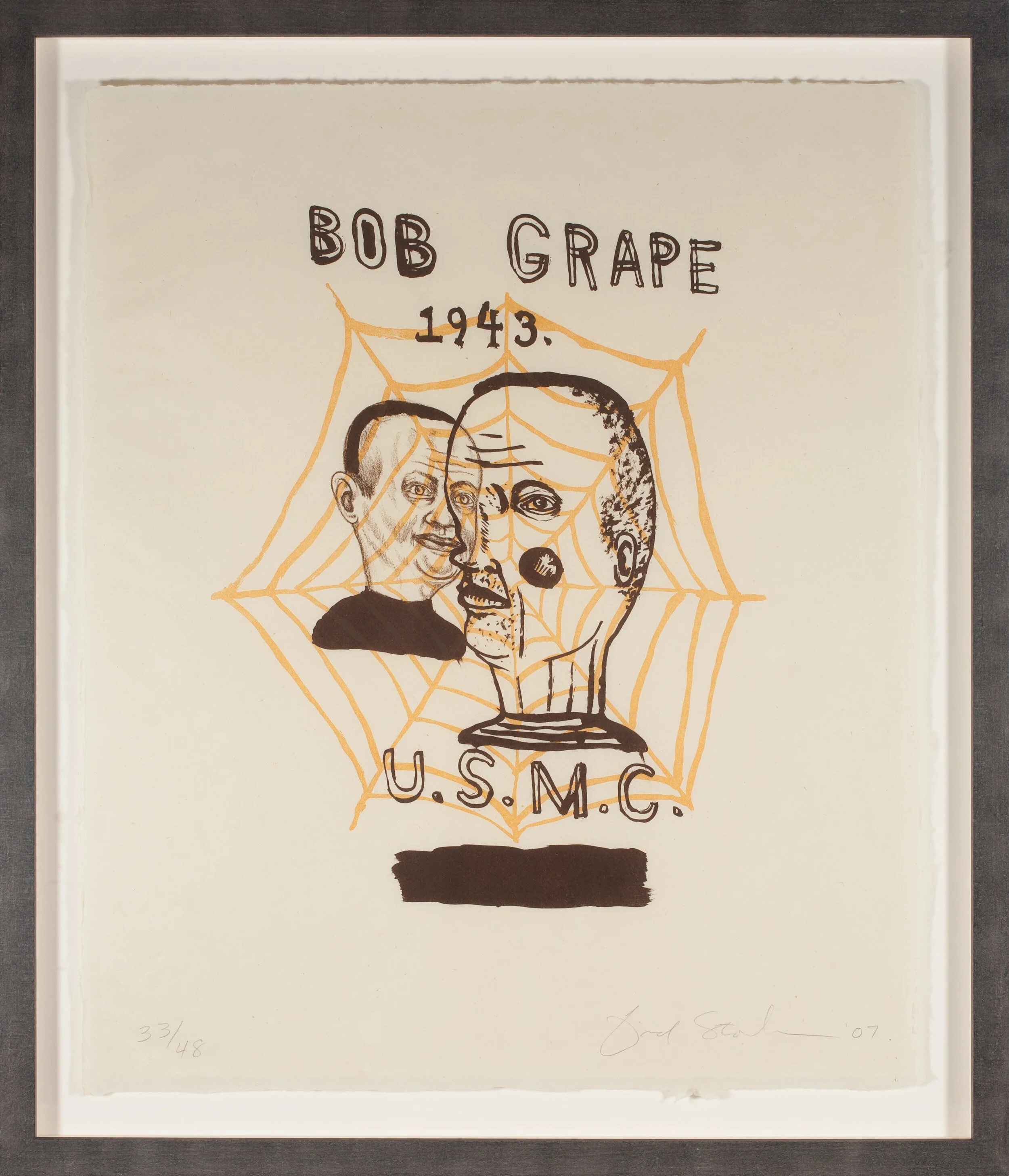 Bob Grape (ed. 33/48) Lithograph 21 x 17 Contact for price