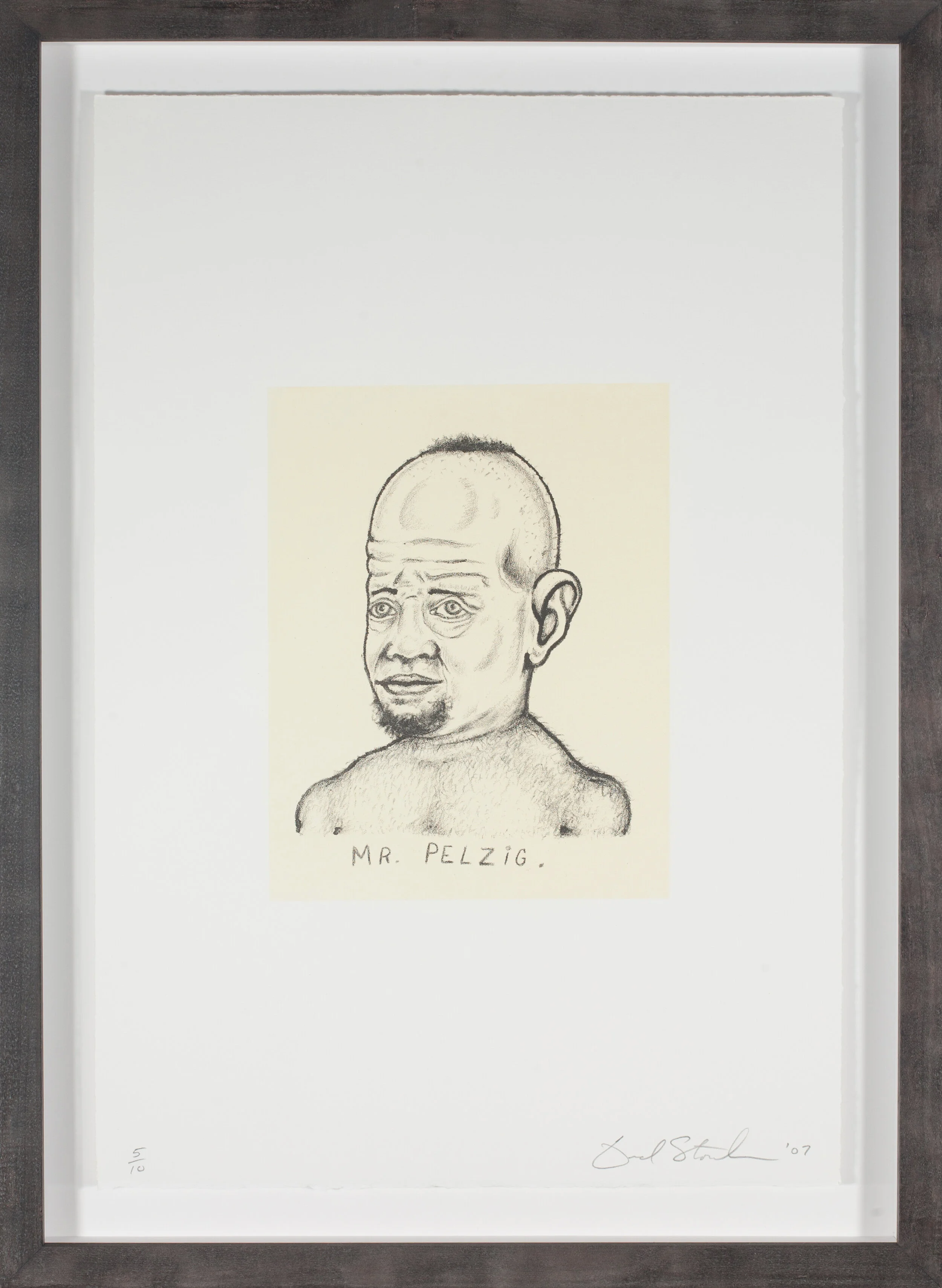Mr. Pelzig (ed. 5/10) 2 color lithograph 19 x 13 Contact for price