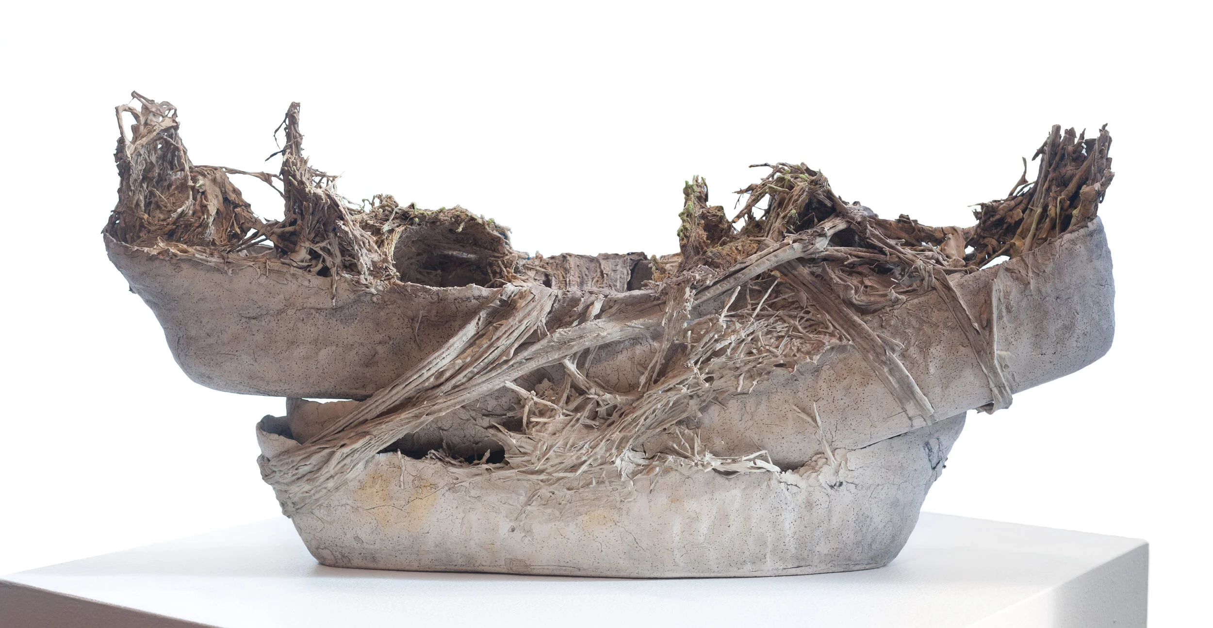 Wrapped Boat Stack II Ceramic 24 x 7 x 11½ $ 1,275