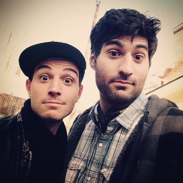 Jesse (Left) and his brother Mark cramer (right). mark helped produce the level ground launch party in 2013!