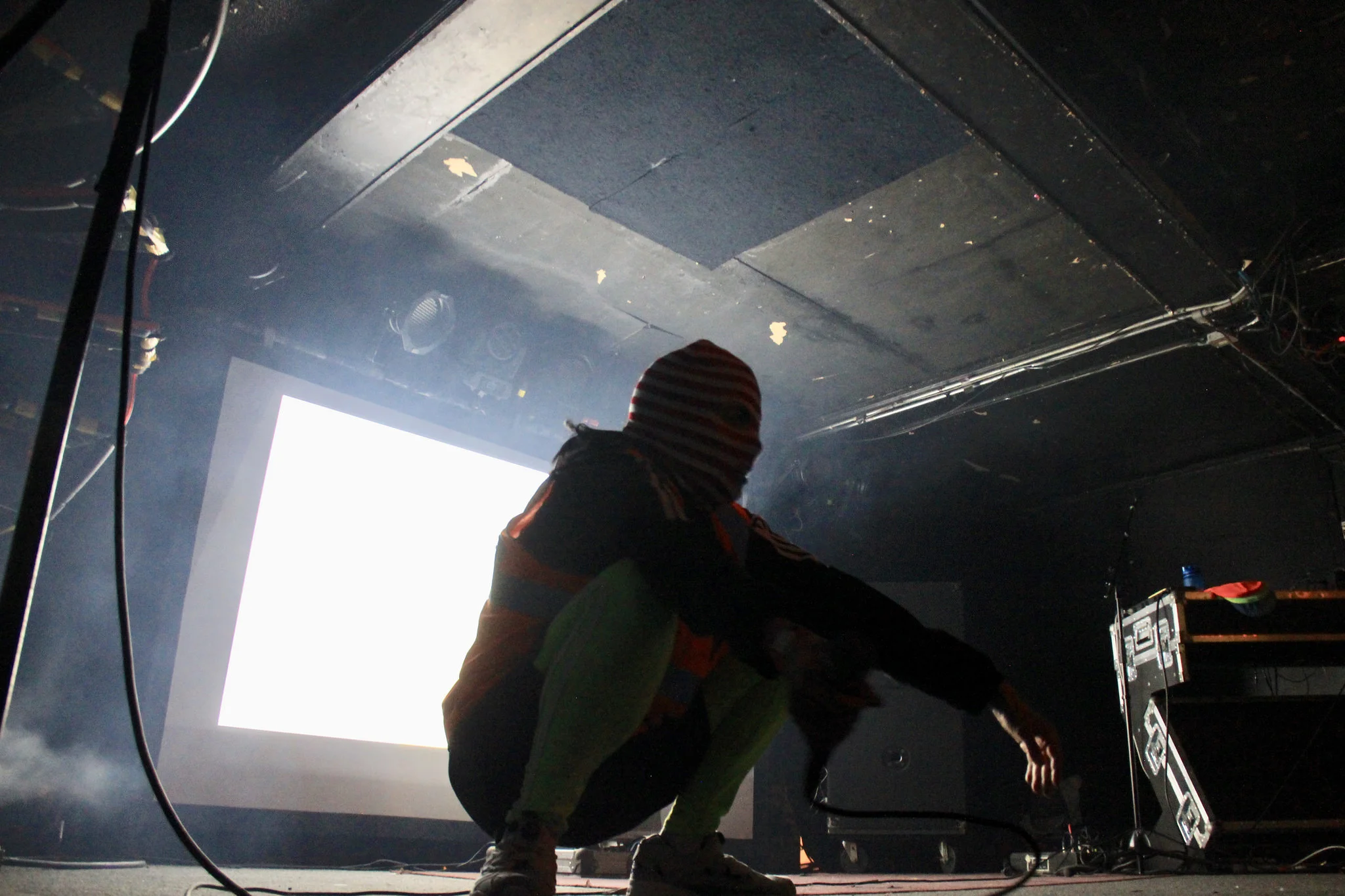 Pussy Riot performs at the Subterranean in Chicago on March 7, 2018. Photo by Daniel X. O'Neil . Licensed under CC BY 2.0 .
