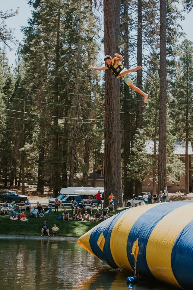 The Blob at Hume Lake's Meadow Ranch Junior High Camp. / Photo courtesy Hume Lake Facebook page.