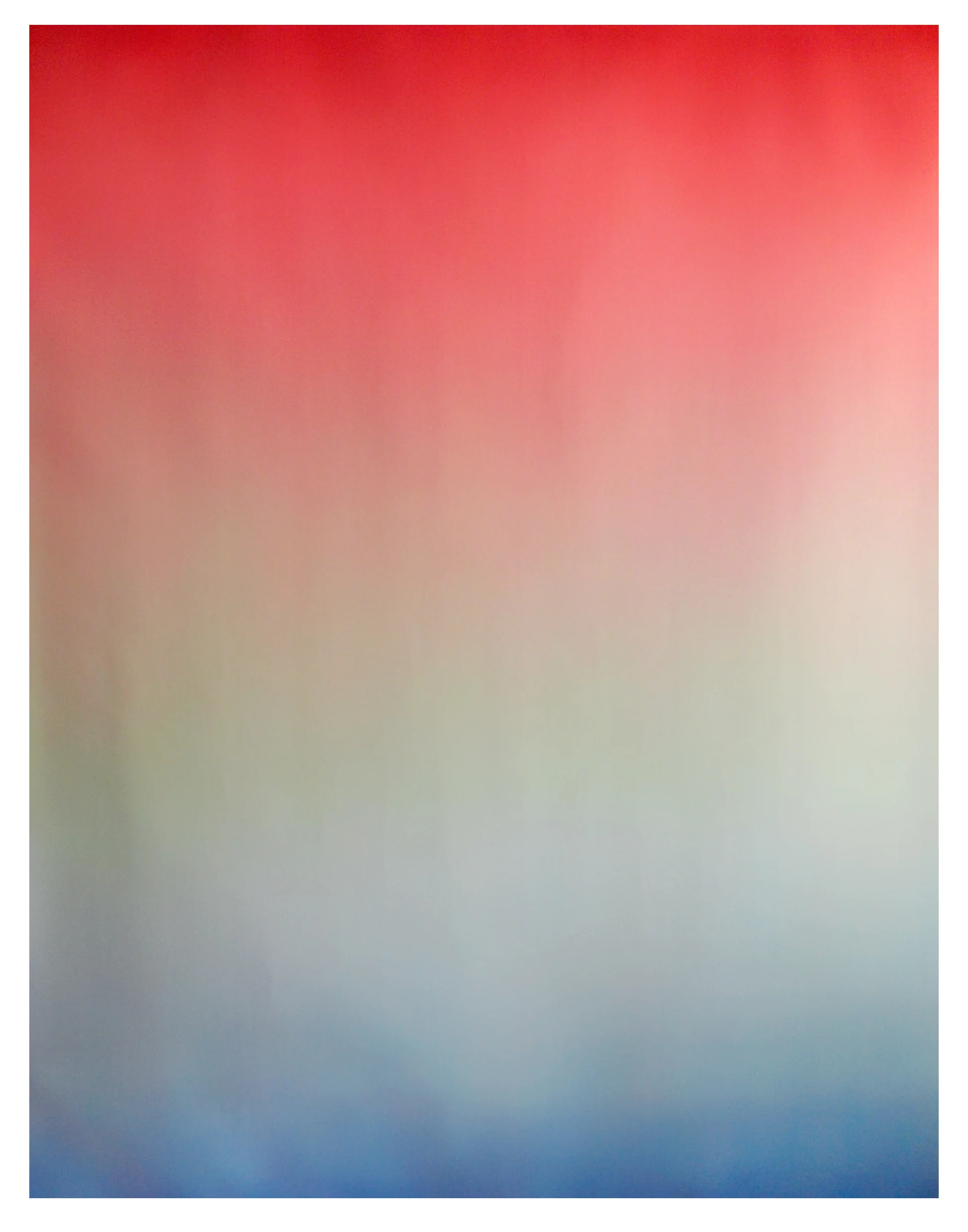 Dorothee Recker, Bermuda Triangle , 2015, Oil on canvas, 78.74 x 61.02 in