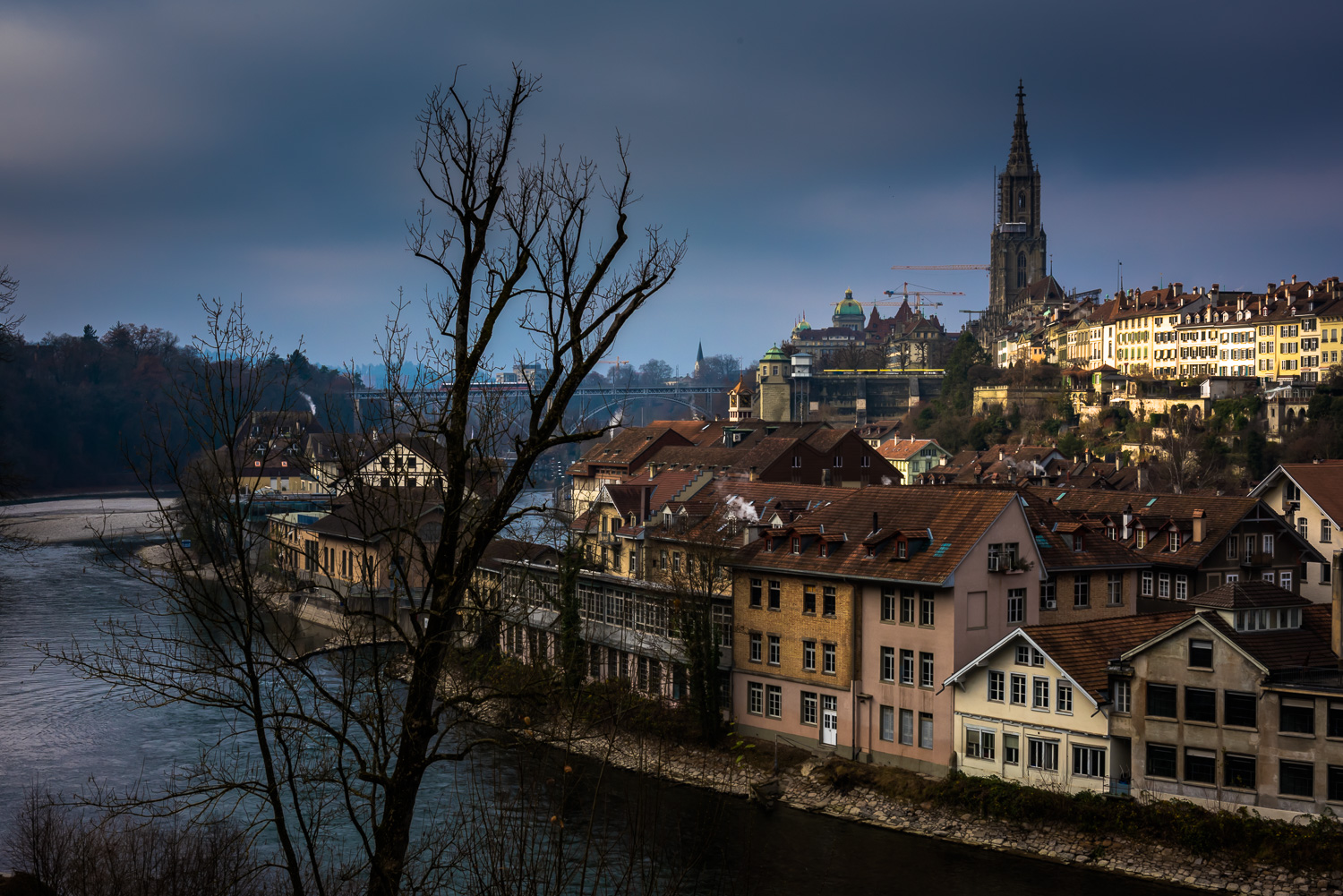 Crisp evening in Bern