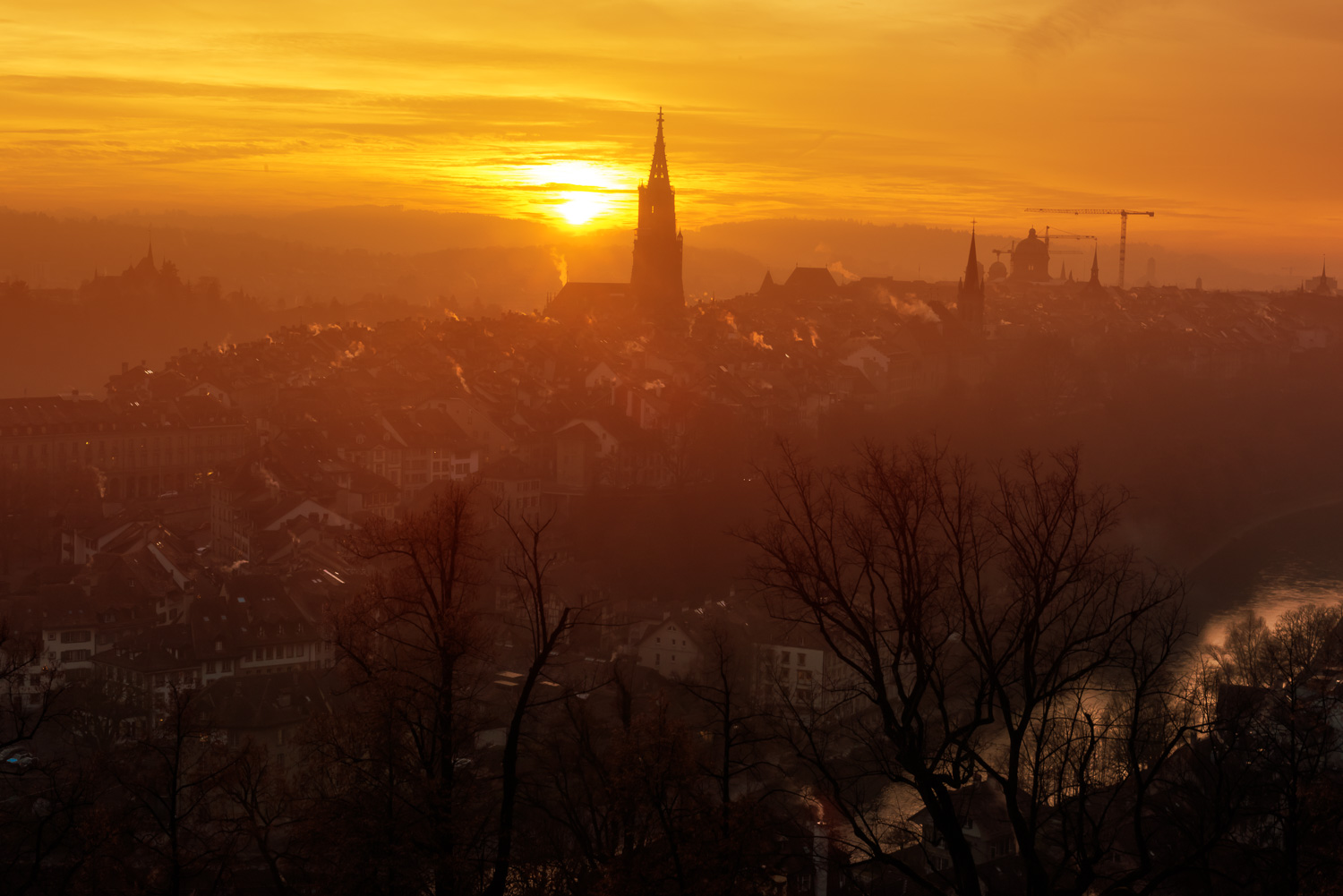 The beauty of the evening