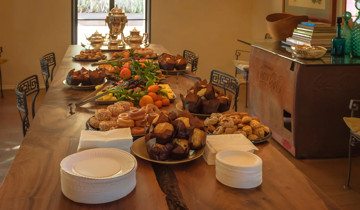Breakfast - beginning of the Malibu Tour