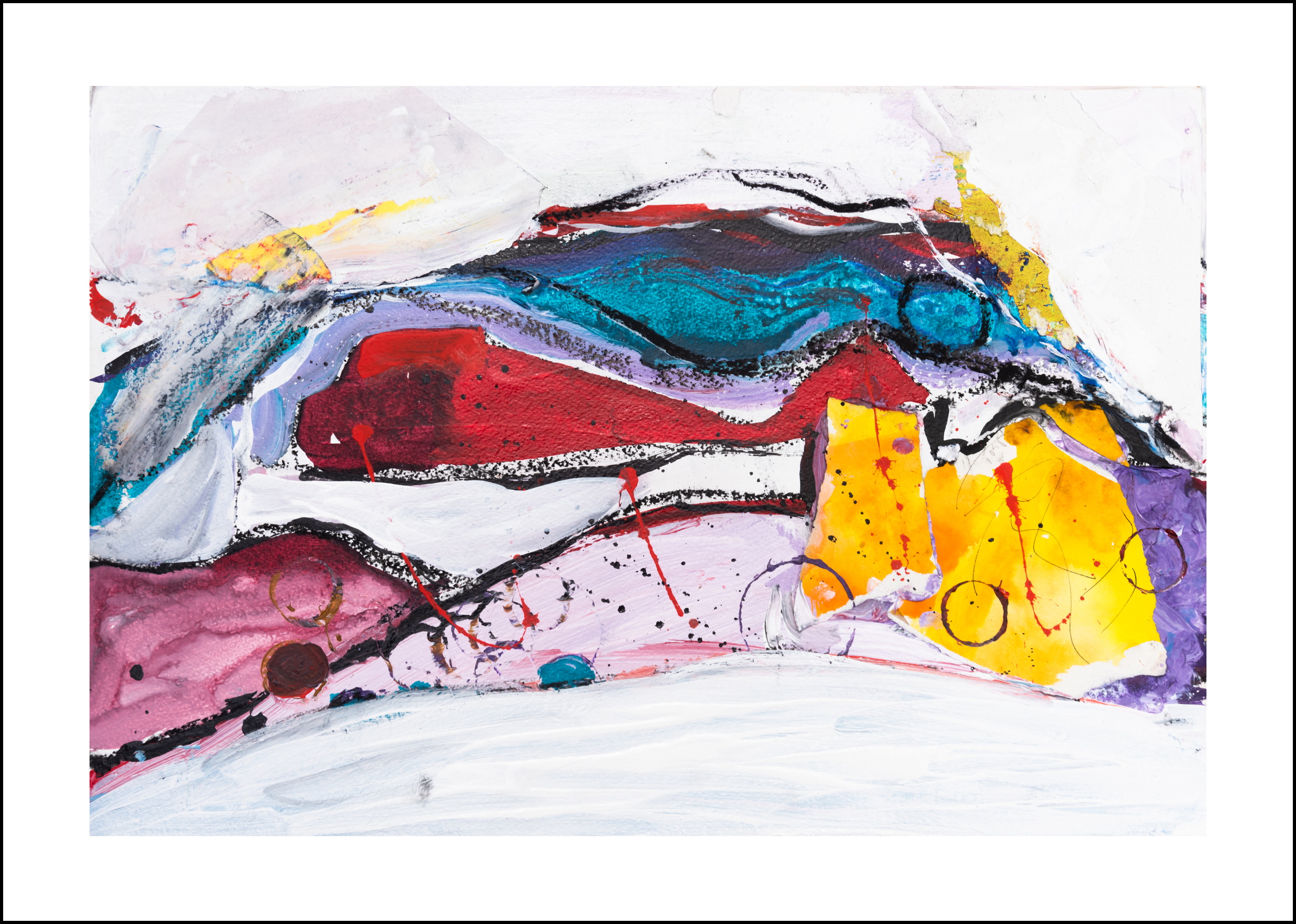  Abstact acrylic .. $150.00 
