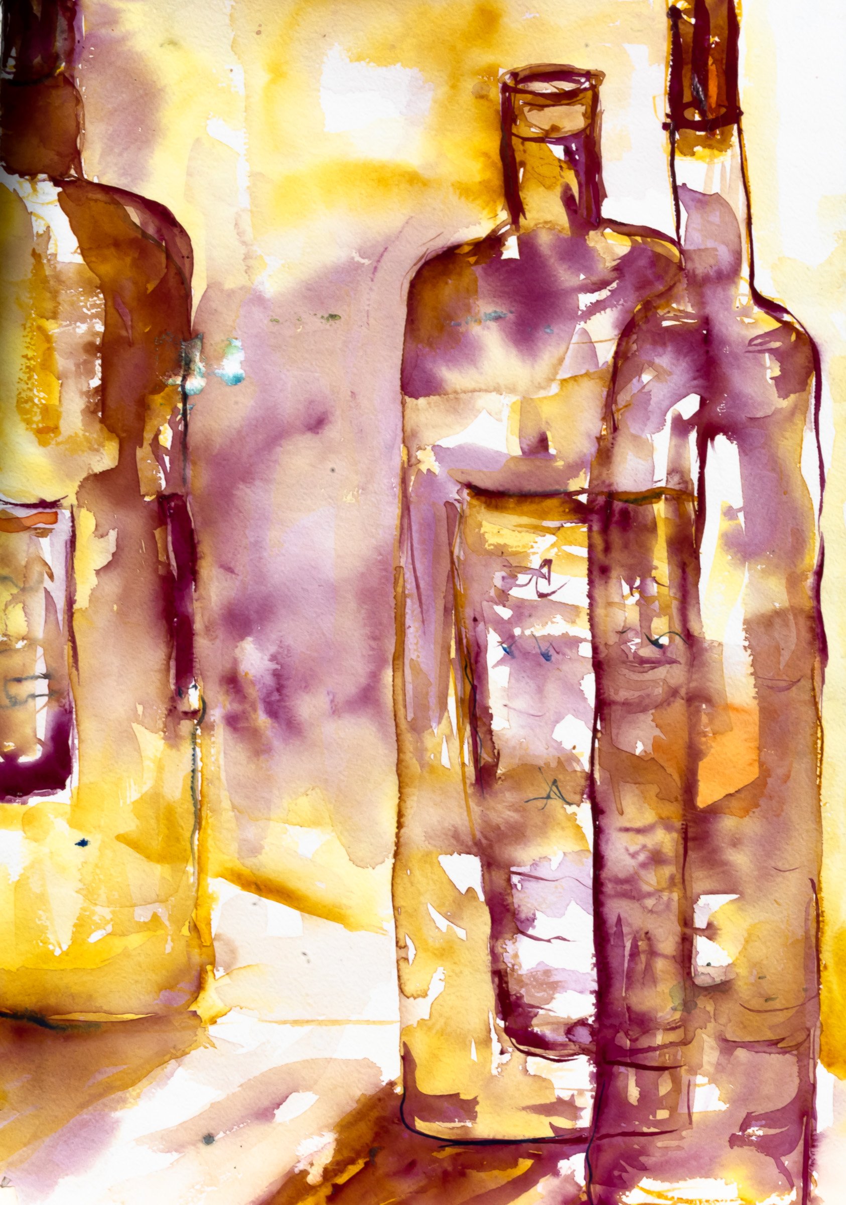  Glass bottles.. SOLD 