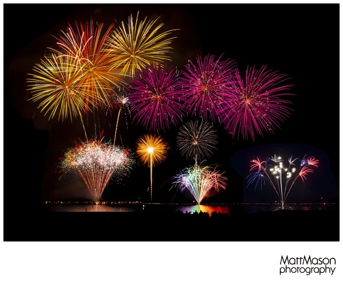 Fireworks in Lake Geneva, WI