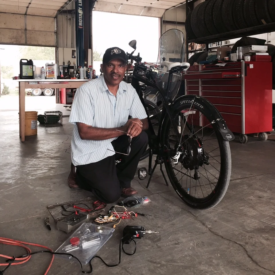 Cecil You are my solar angel. I came into an auto service center broken down & looking for an ohmmeter. You were quick to help. Little did I know, you didn't even work there. You not only had the meter but you brought your electrical engineering skills to the table, soldering my solar wires together. Thank you for your kindness and generosity. Good luck to you and your fam in NY!