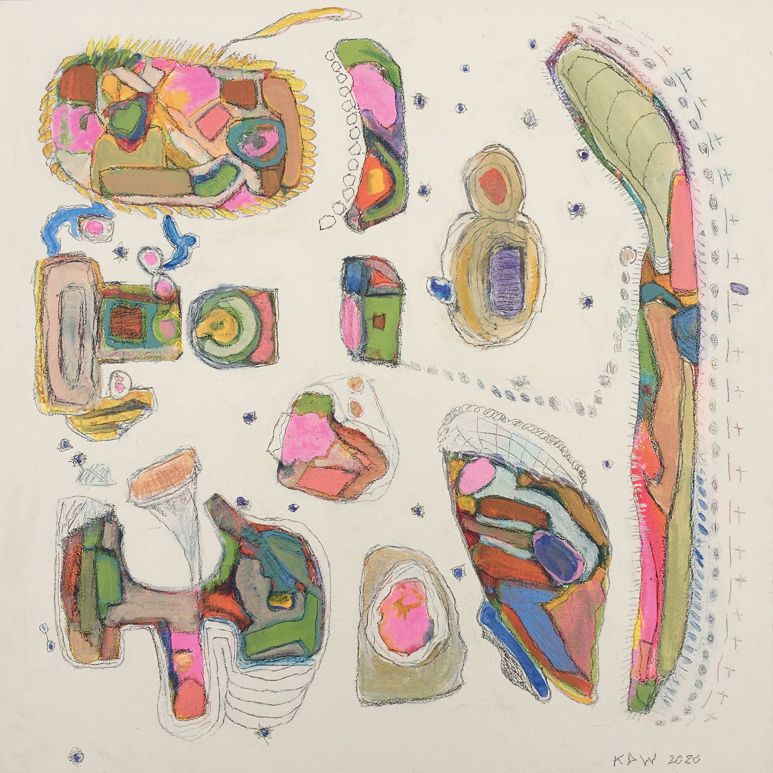 "Mind Clutter" Framed $1100.00