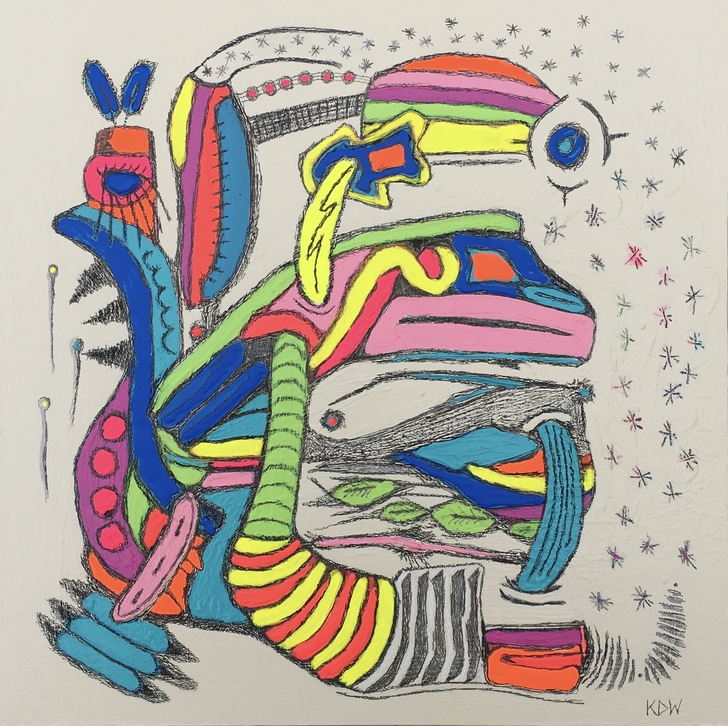 "Untitled, May 5th, 2021" on Panel $600.00