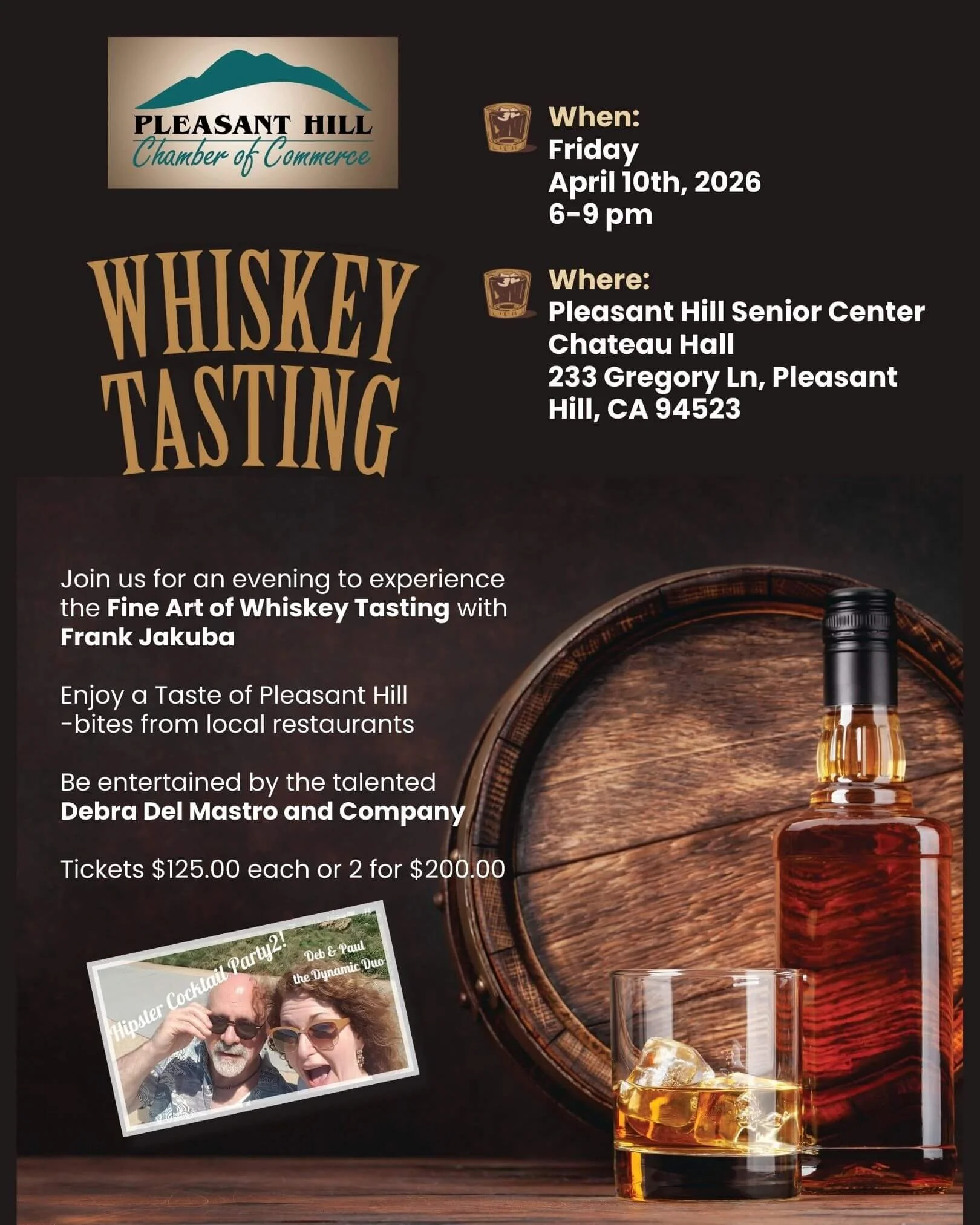 PUBLIC Deb and Paul, The Dynamic Duo @ PH Chamber of Commerce Whiskey Tasting Event! 