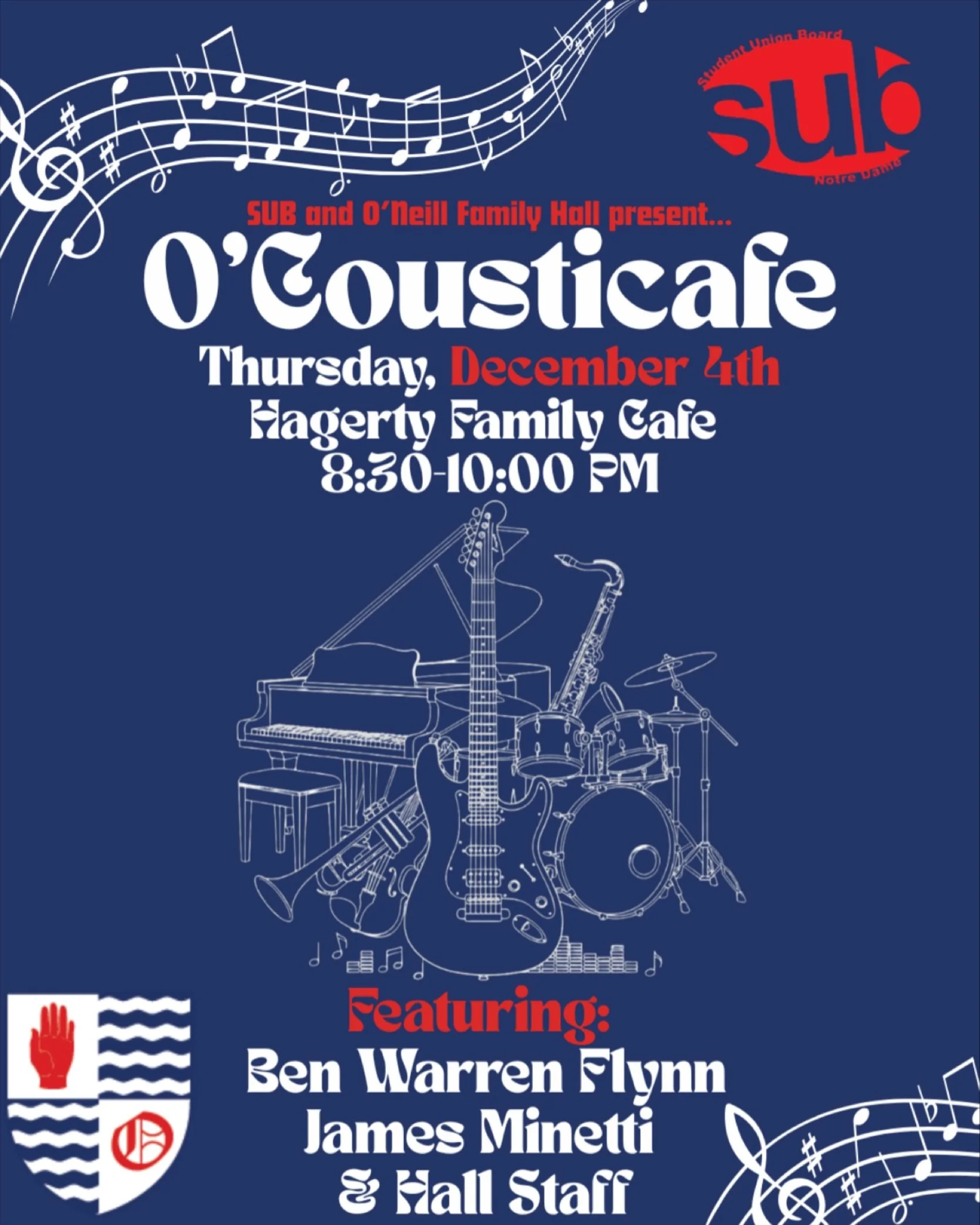 Join us this Thursday night 8:30-10:00pm for a special Acousticaf&eacute; featuring the @oneillmobsters !